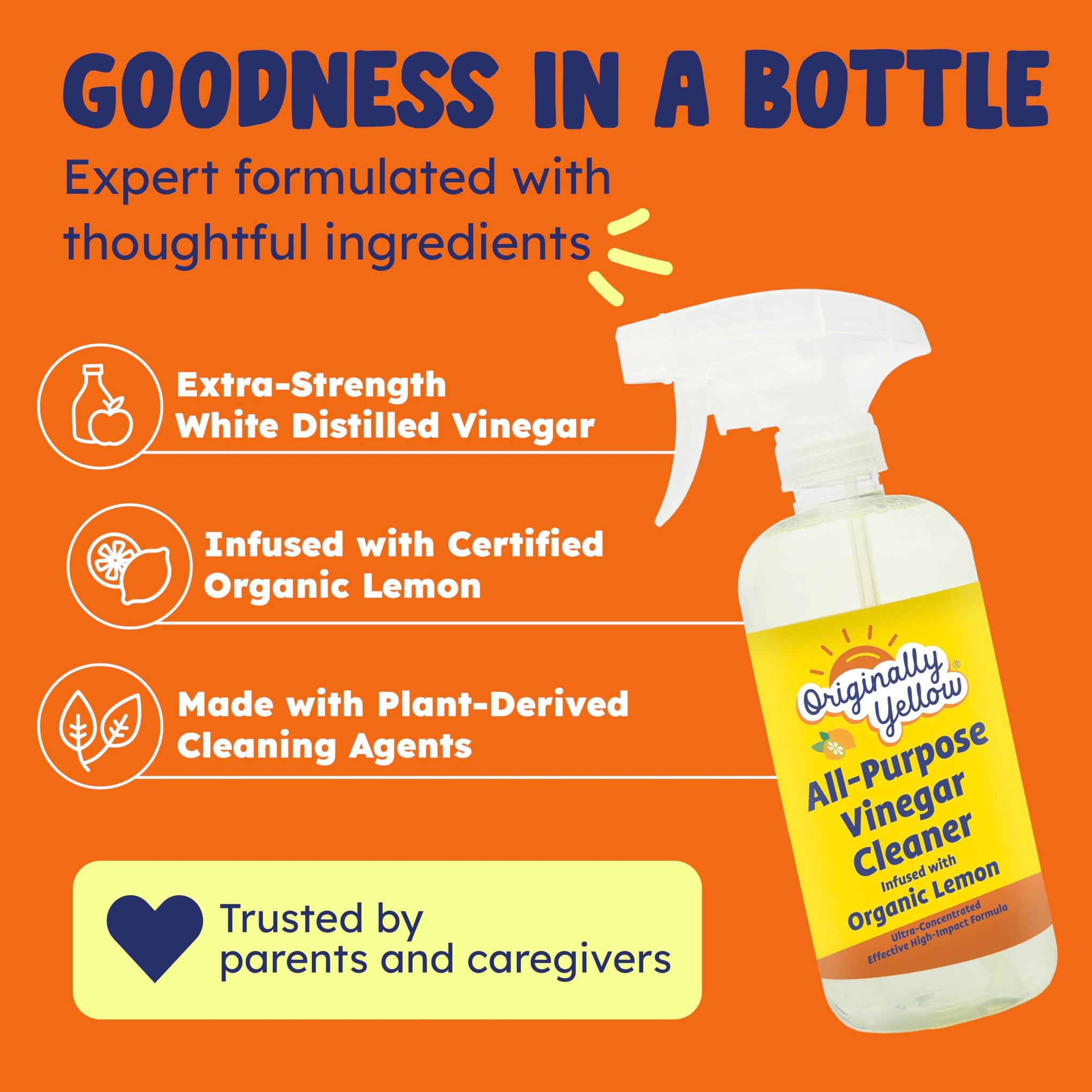 Lemon Vinegar All Purpose Cleaning Spray (48 Fl Oz)