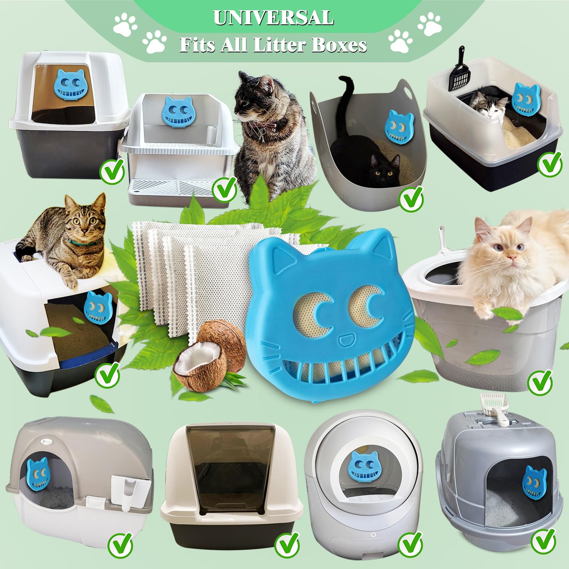 Unscented Cat Litter Box Deodorizer for Fumoi Automatic Litter Box