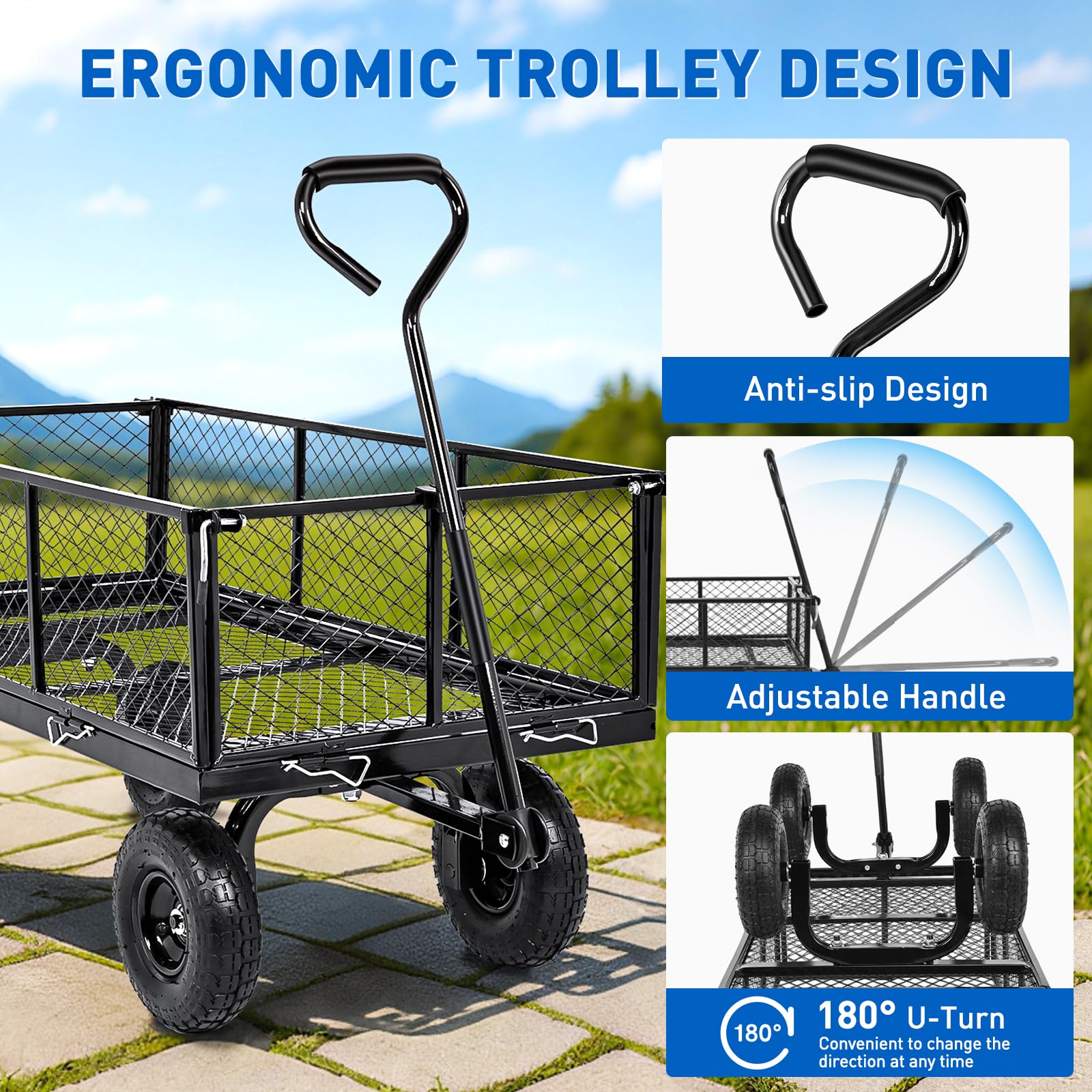 Steel Garden Carts