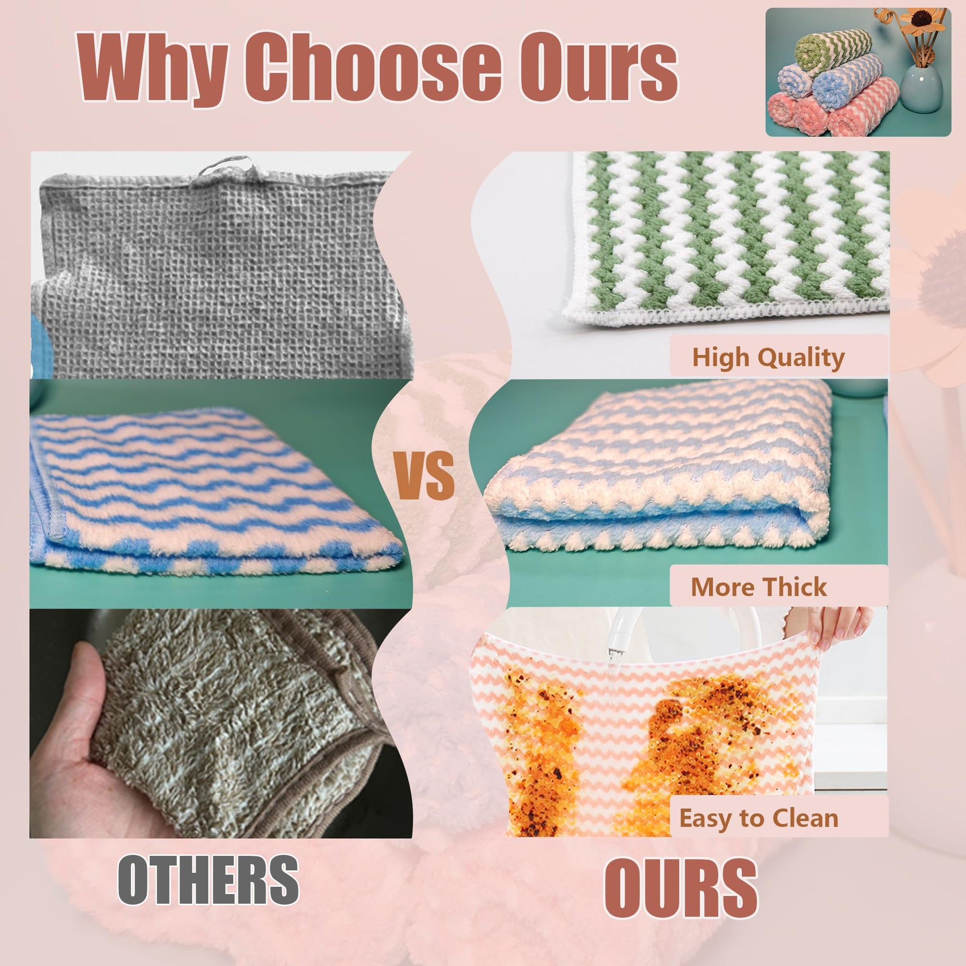 Microfiber Cleaning Cloth (12 Count)