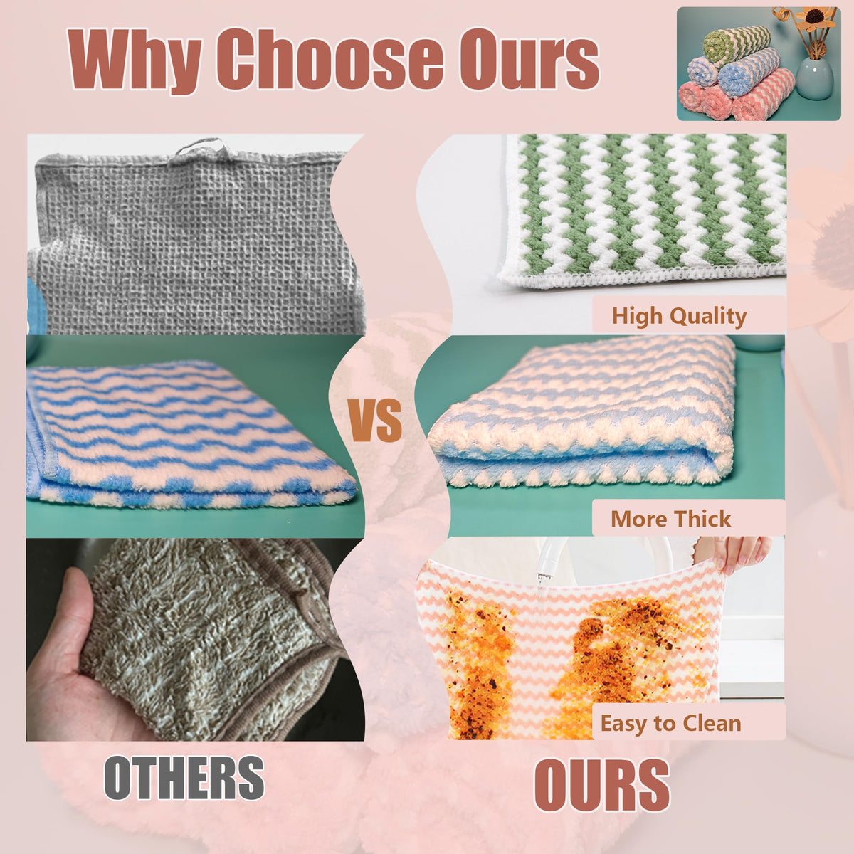 Microfiber Cleaning Cloth (12 Count)