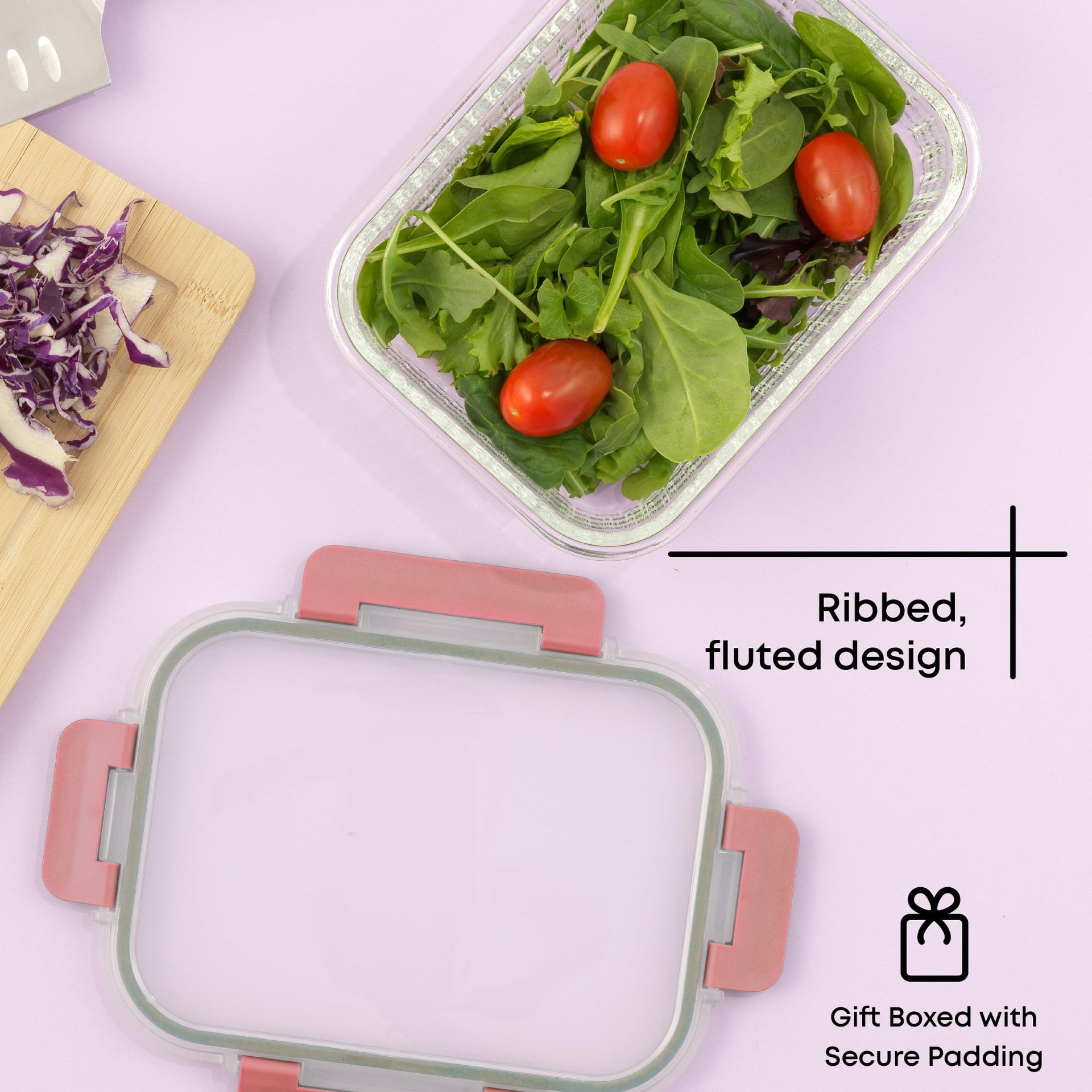 24pc Borosilicate Glass Storage Containers with Lids (24 Count)