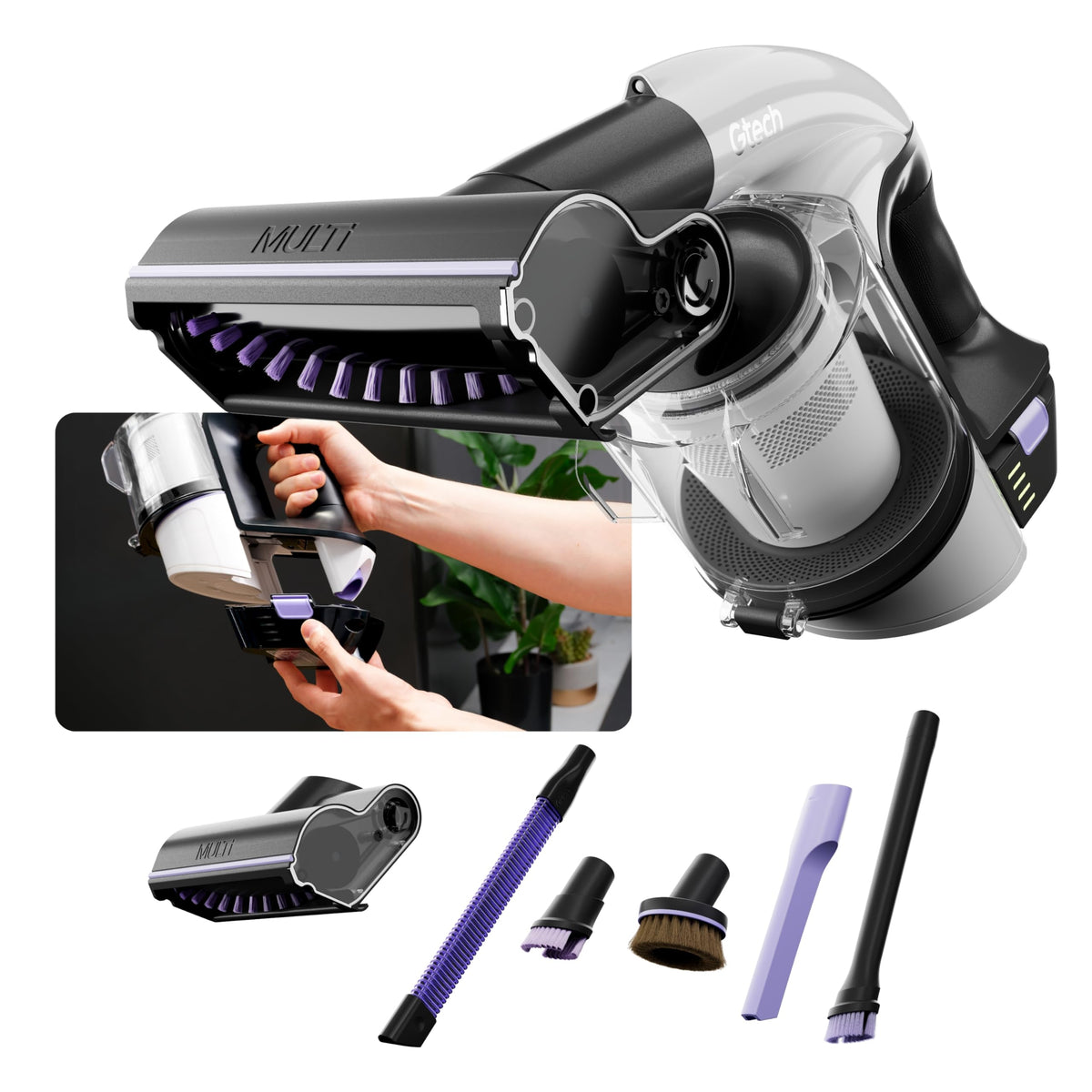 Multi Platinum Cordless Handheld Vacuum Cleaner
