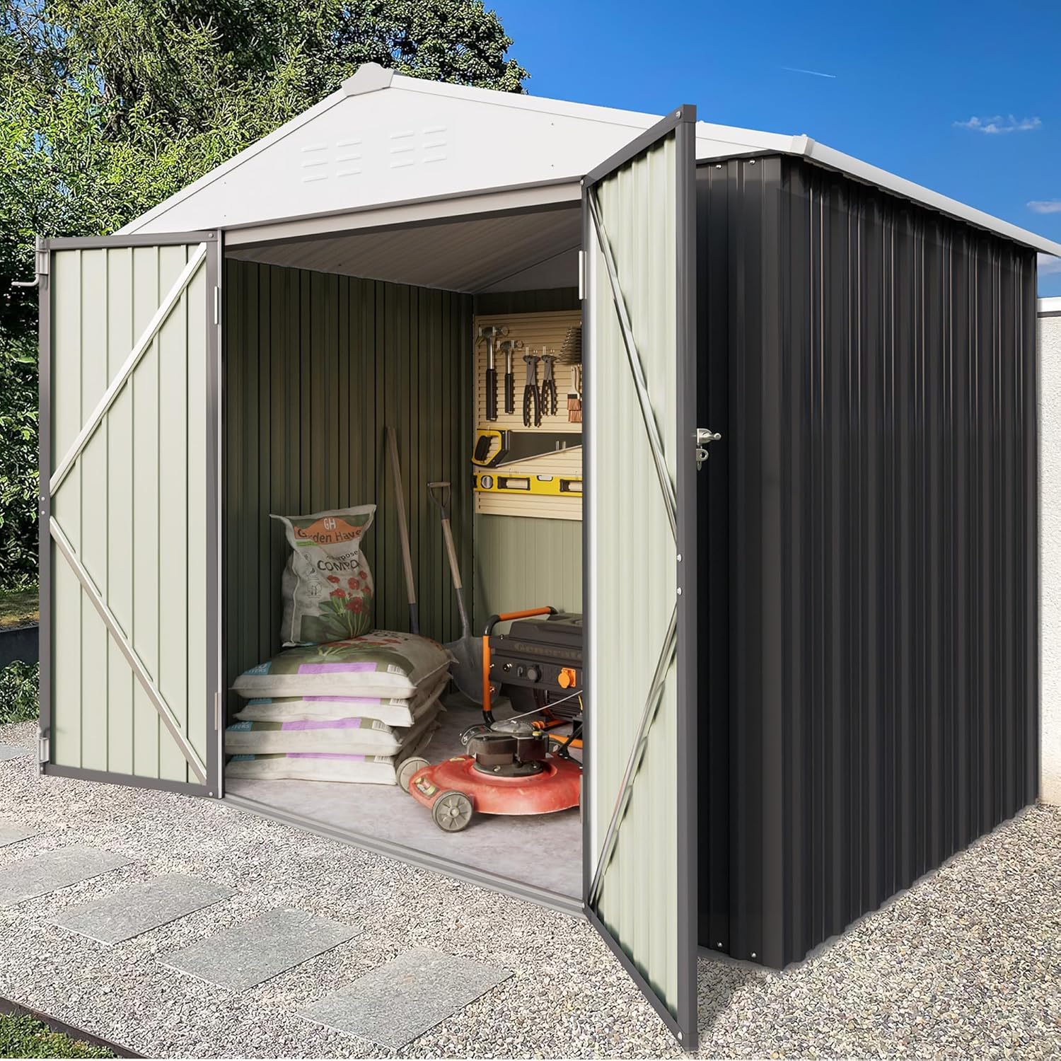 6x4FT Outdoor Storage Shed
