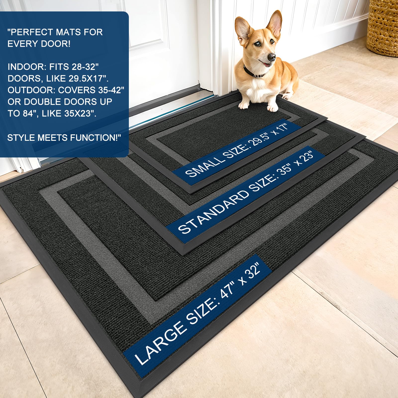 Front Door Mat Outside 35x23