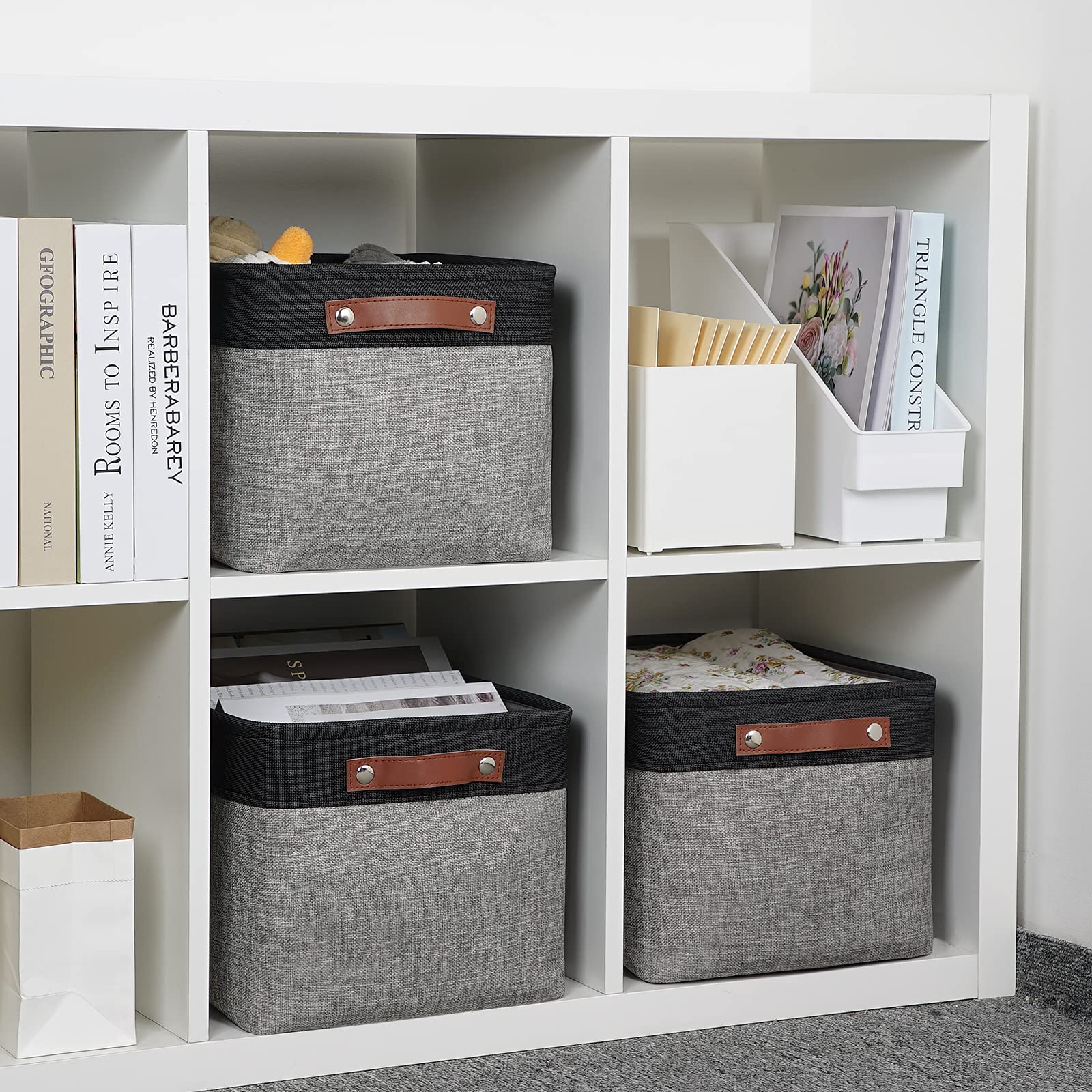 Fabric Baskets for Storage (3 Count)