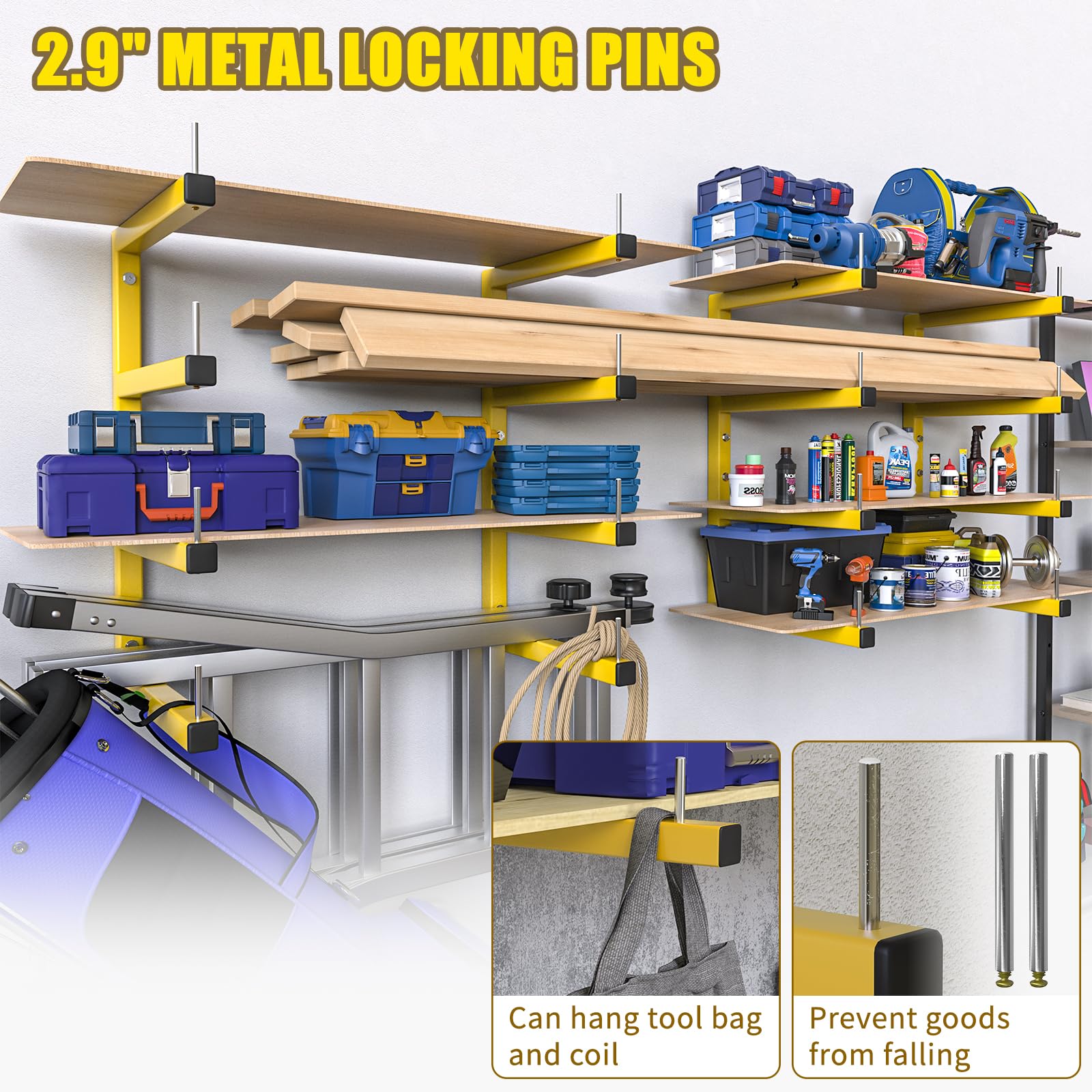 4 Pack Lumber Storage Rack (4 Count)