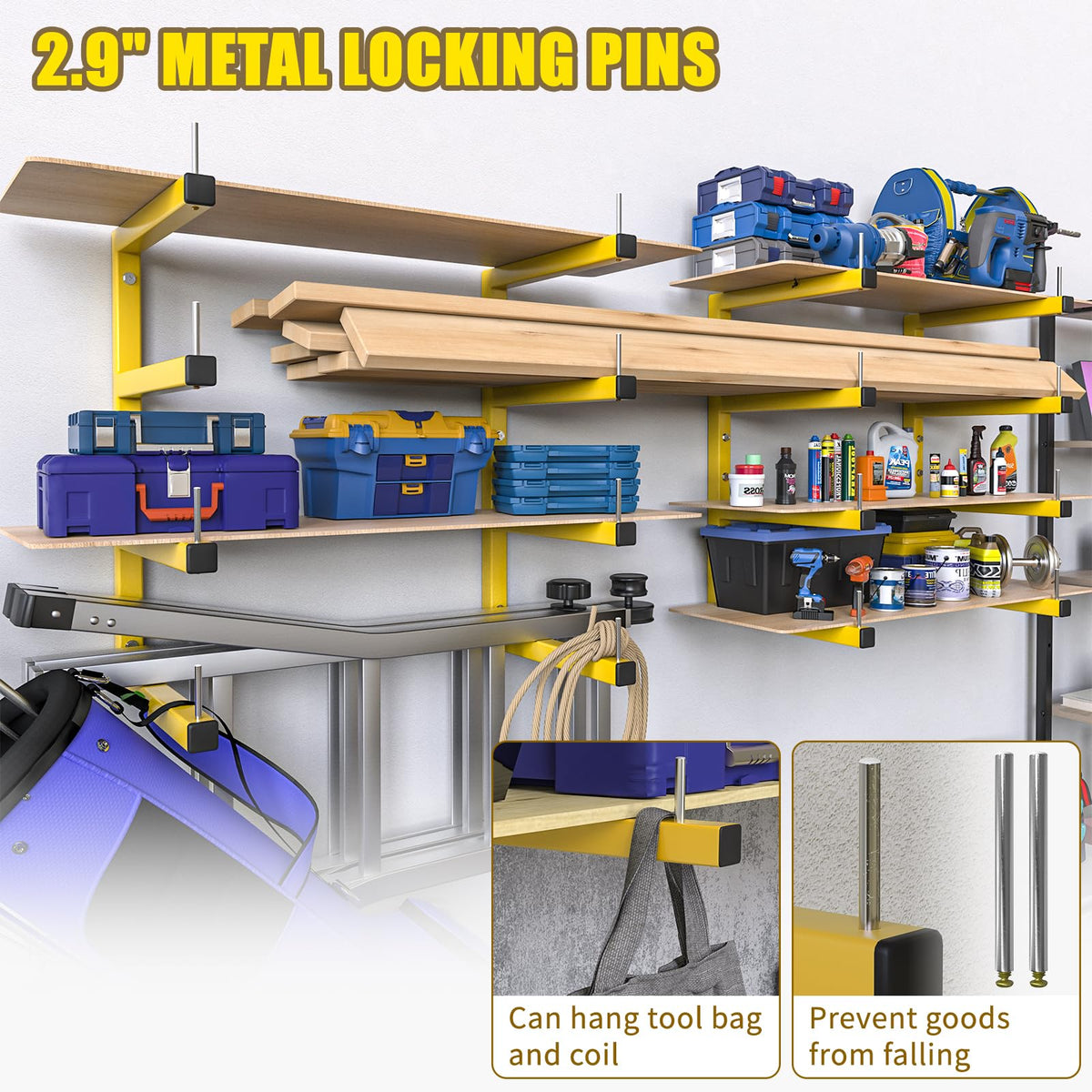 2 Pack Lumber Storage Rack (2 Count)