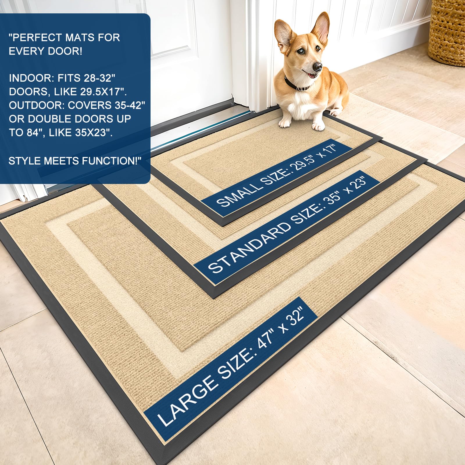 Front Door Mat Outside 71x34