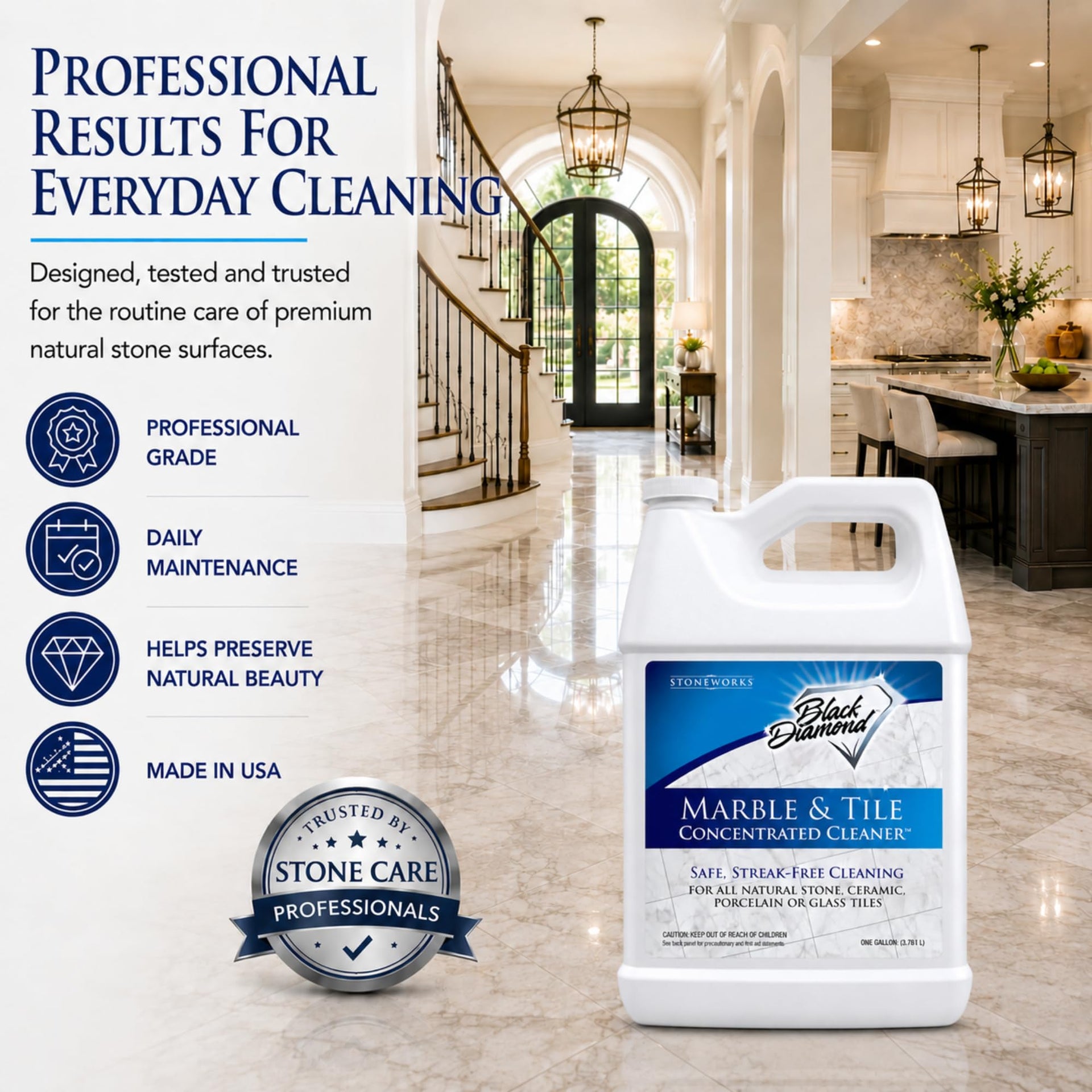 Marble & Tile Floor Cleaner Concentrate (512 Fl Oz)