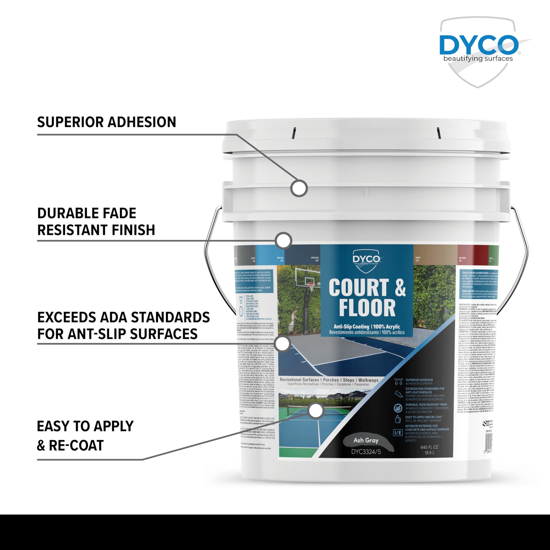 DYCO Court & Floor Anti (640 Fl Oz)
