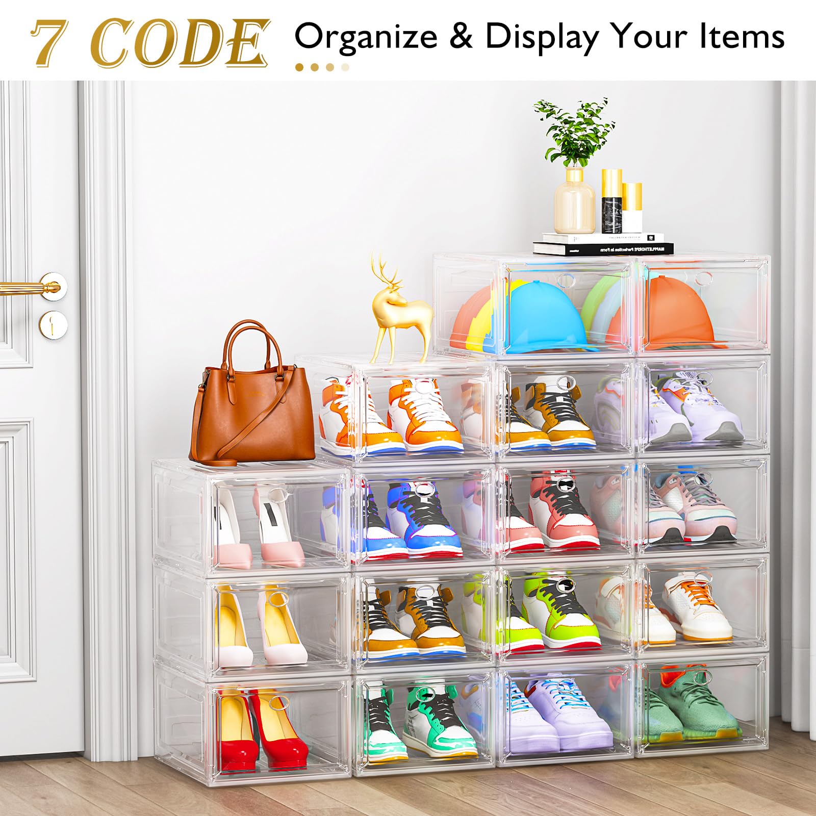 12 Pack Shoe Organizer (12 Count)