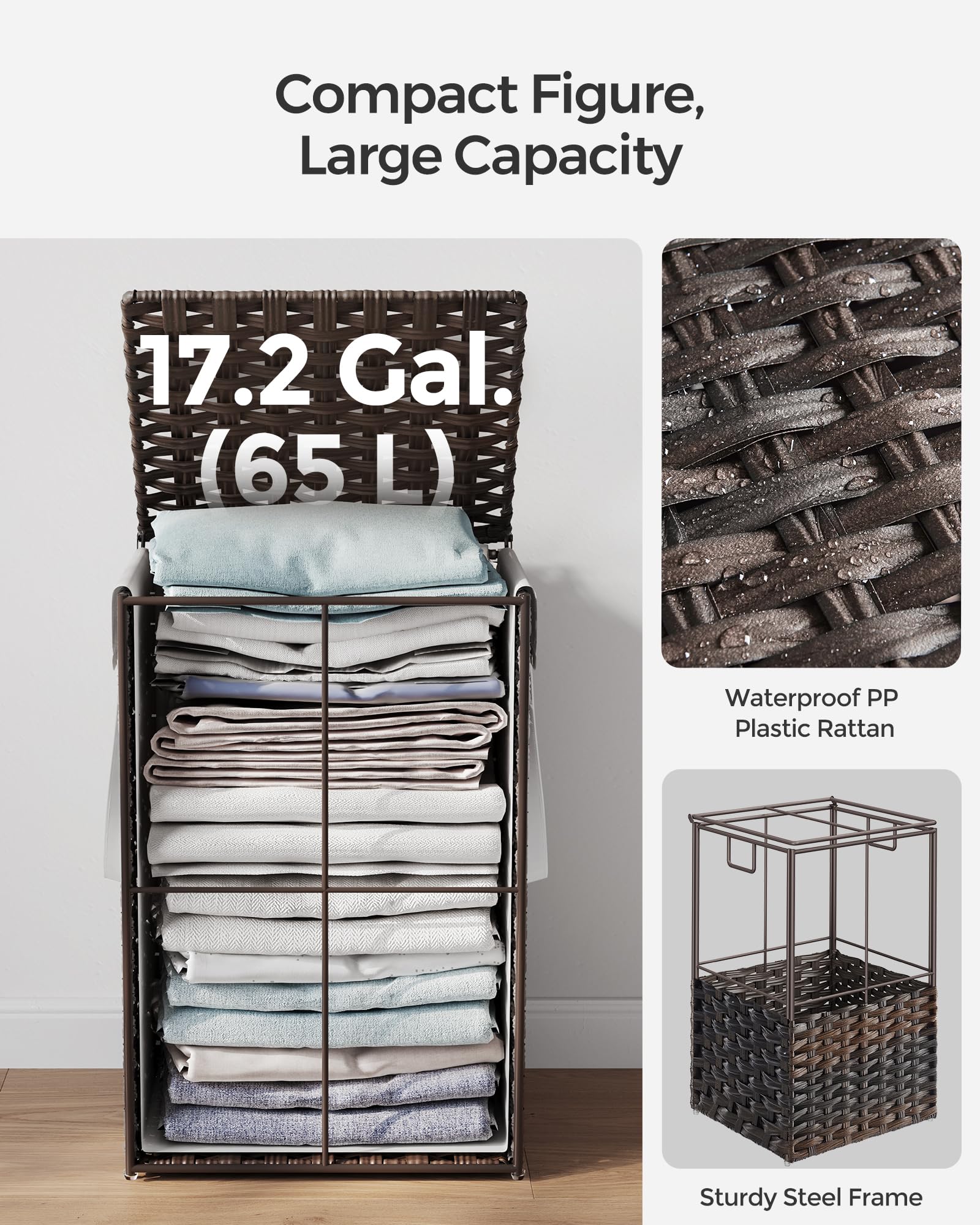 Laundry Hamper with Lid