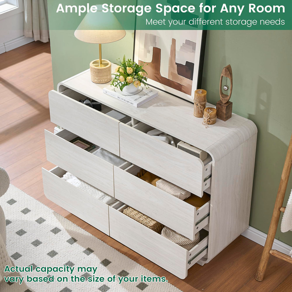 6 Drawer Dresser for Bedroom
