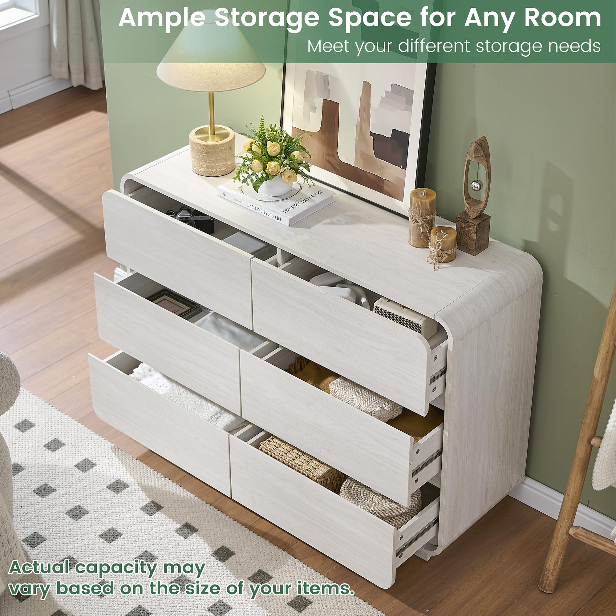 6 Drawer Dresser for Bedroom