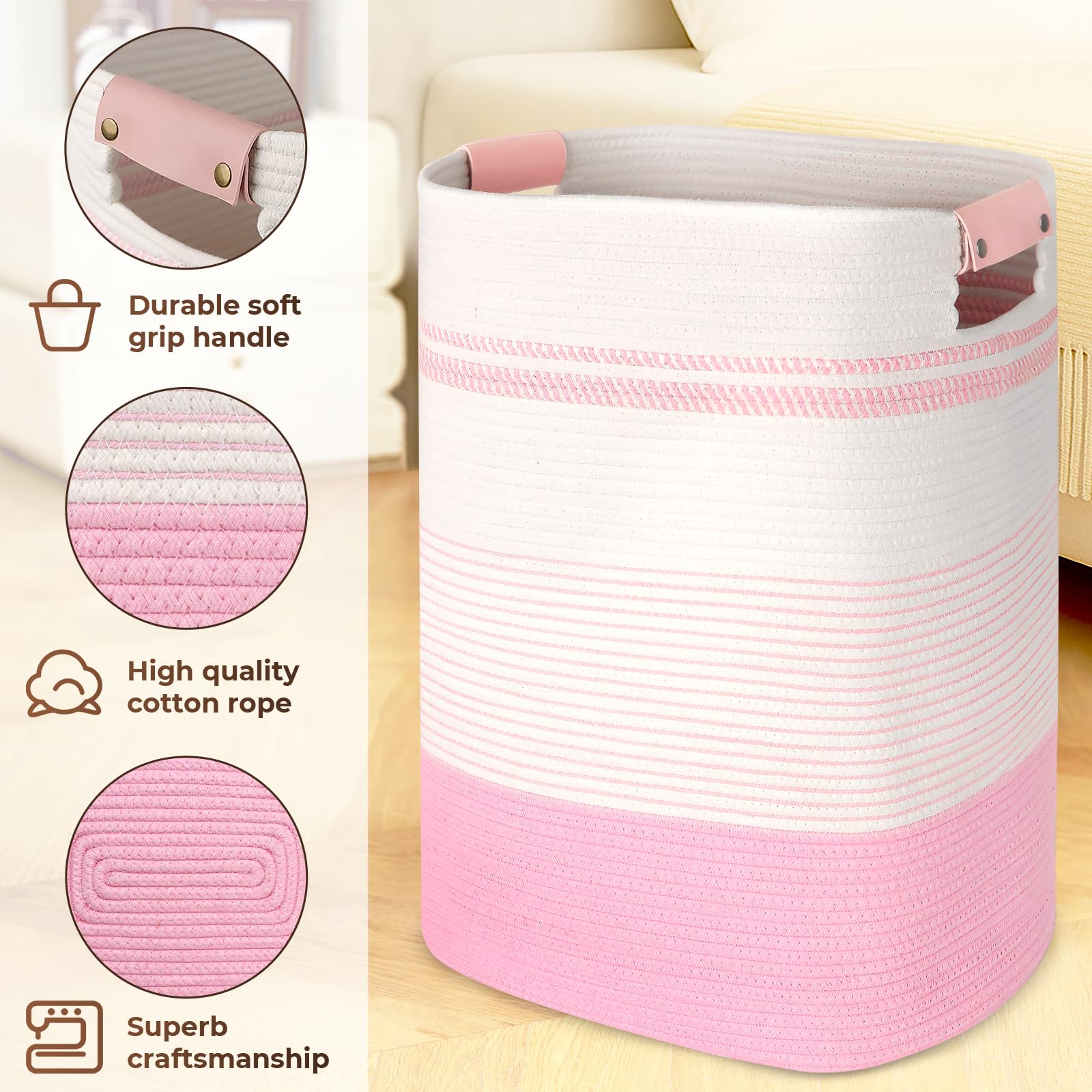 Laundry Basket with Handles