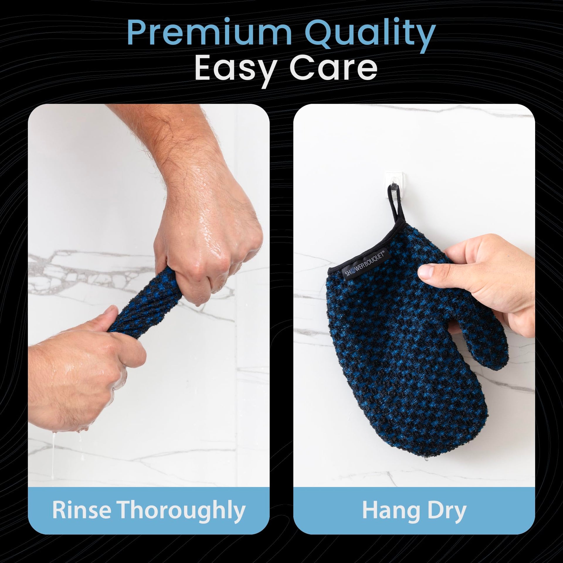 Japanese Exfoliating Mitt for Shower