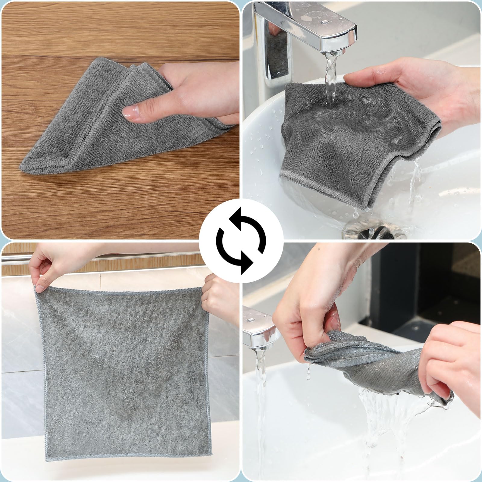 200 Microfiber Cleaning Cloths