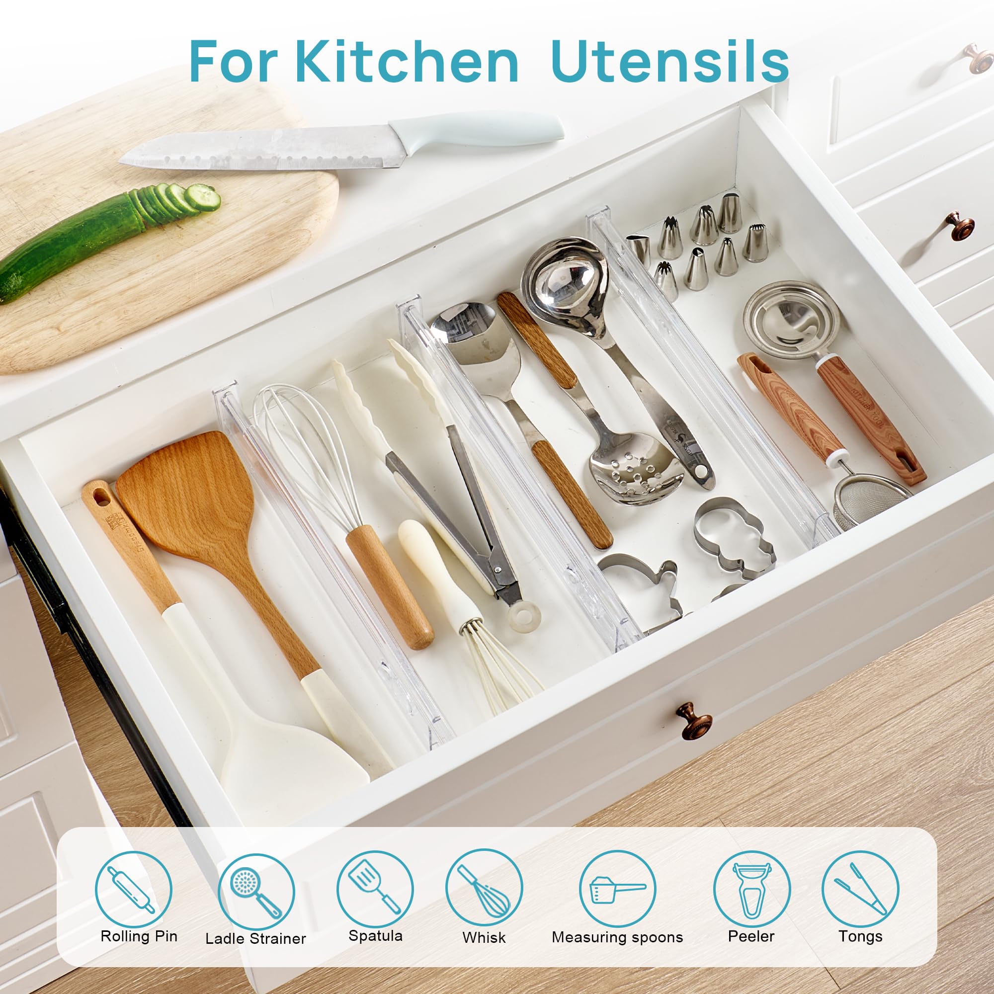 2.36" Short Upgrade Drawer Dividers 12.8" (4 Count)