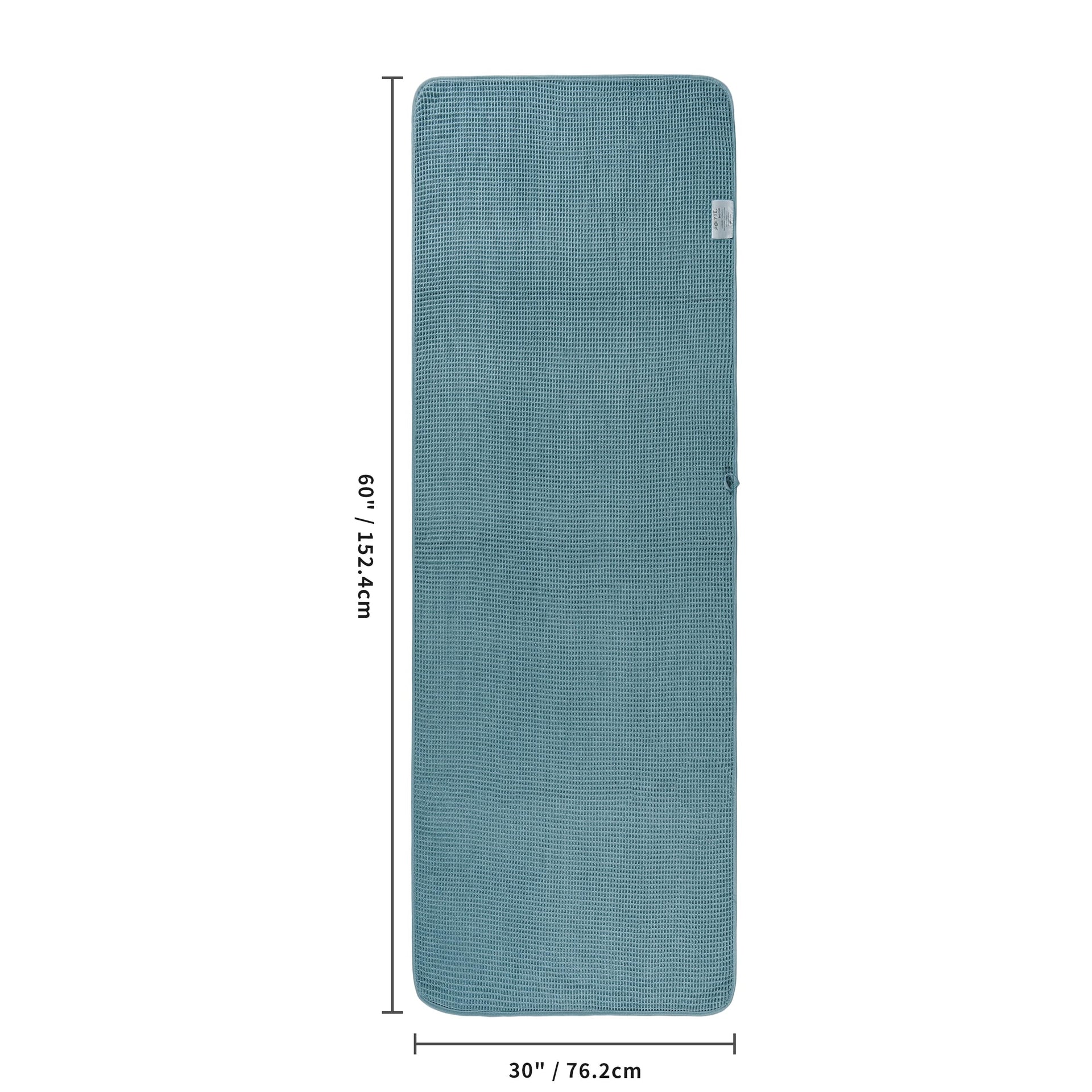 430 GSM Poly Blend Microfiber Quick Dry Waffle Bath Towel (4 Count)