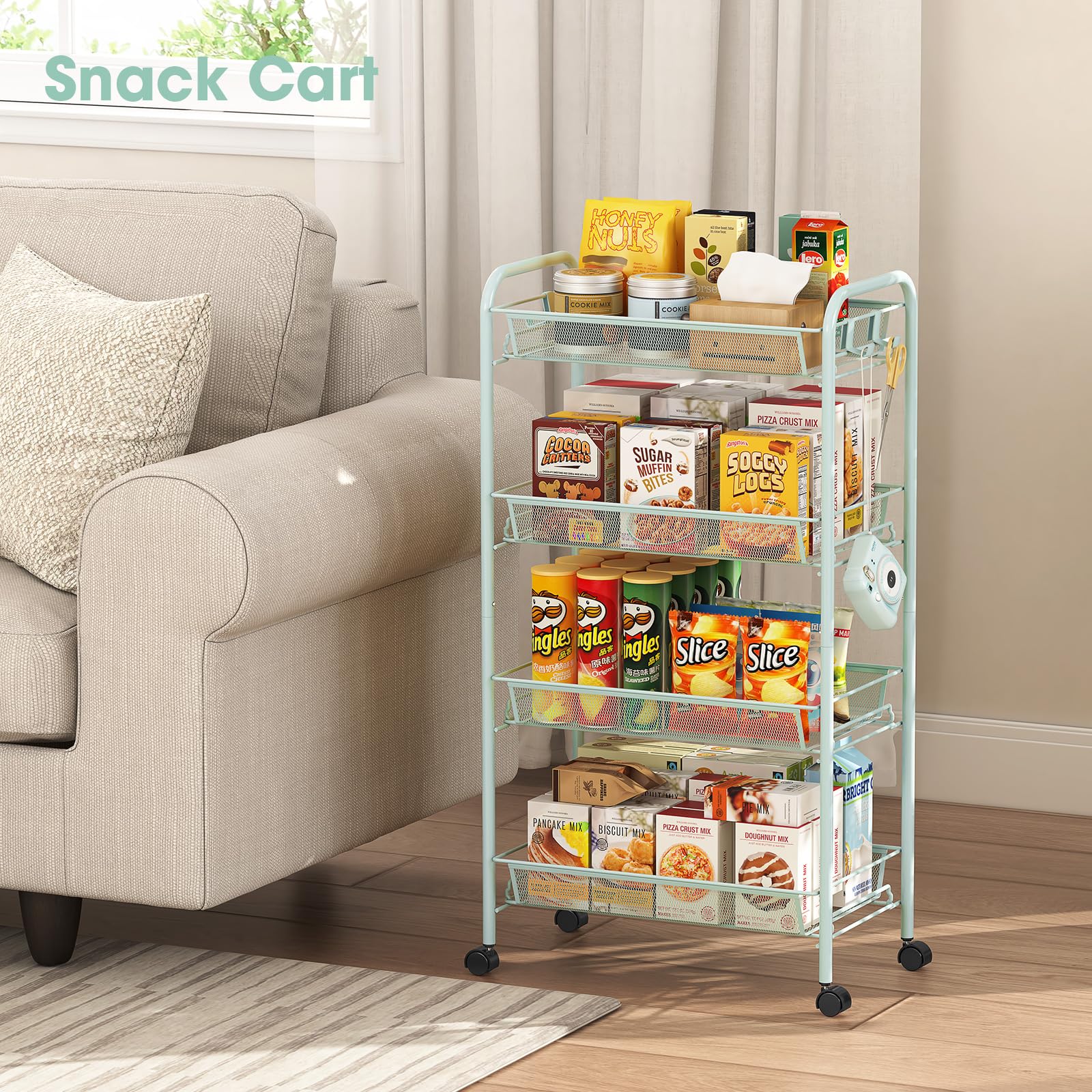 4 Tier Rolling Cart