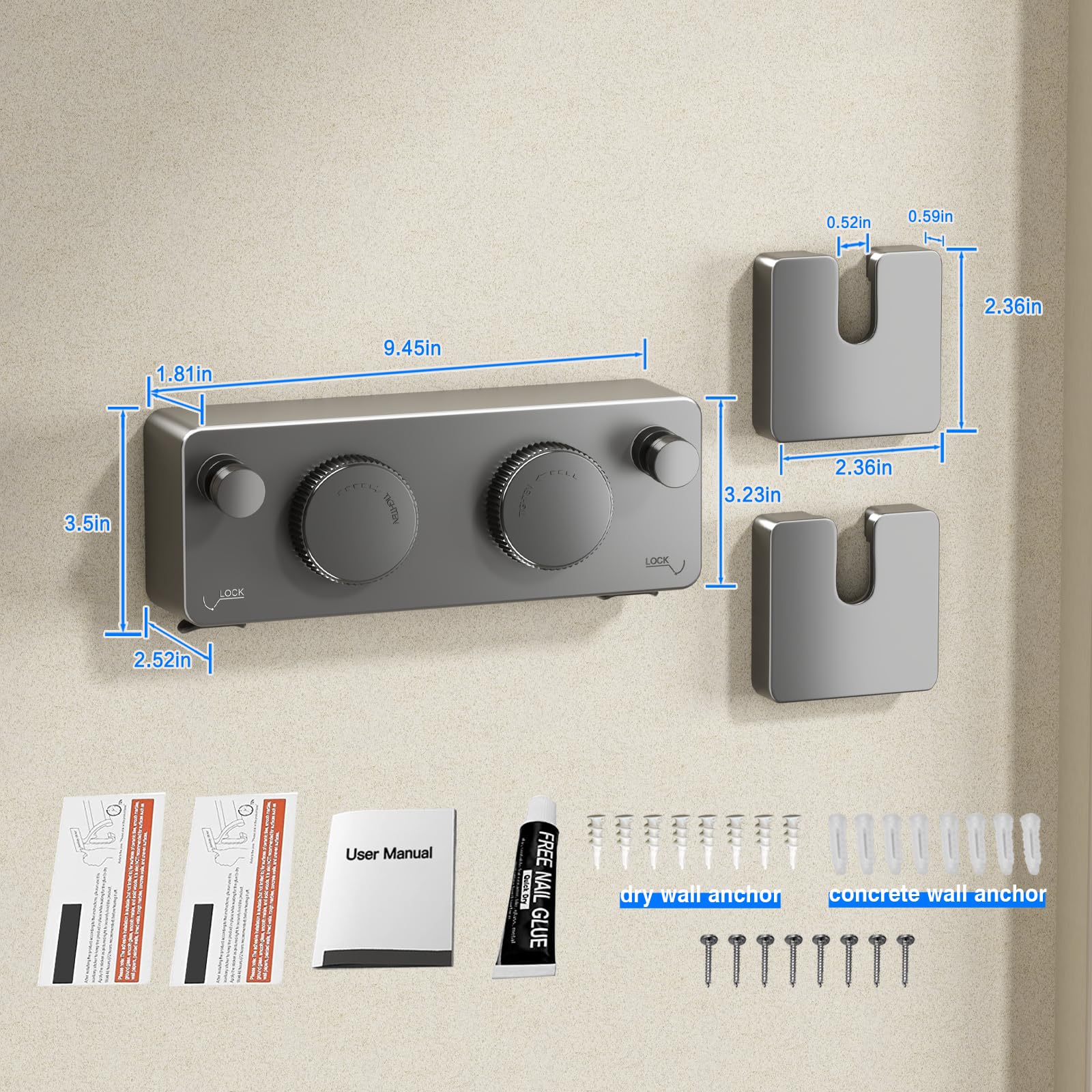 Retractable Twin Clothesline Indoor (27.6 Foot)