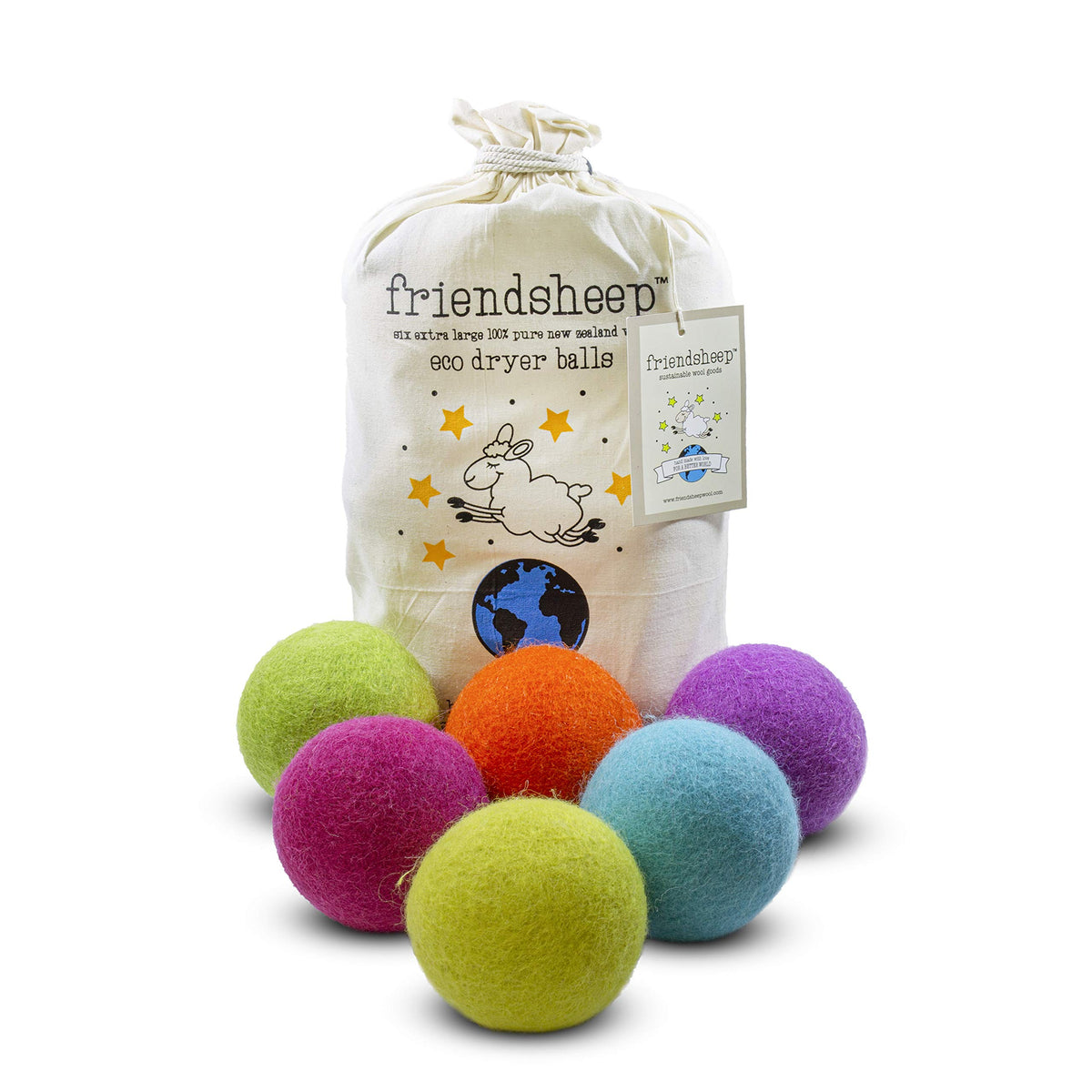 Wool Dryer Balls (6 Count)