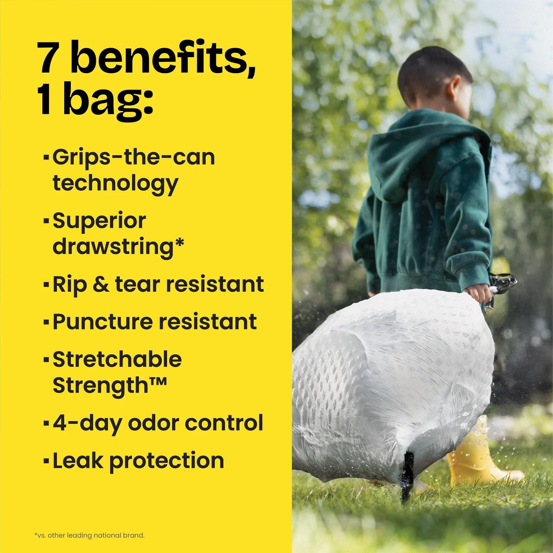 ForceFlex Tall Kitchen Drawstring Trash Bags (140 Count)