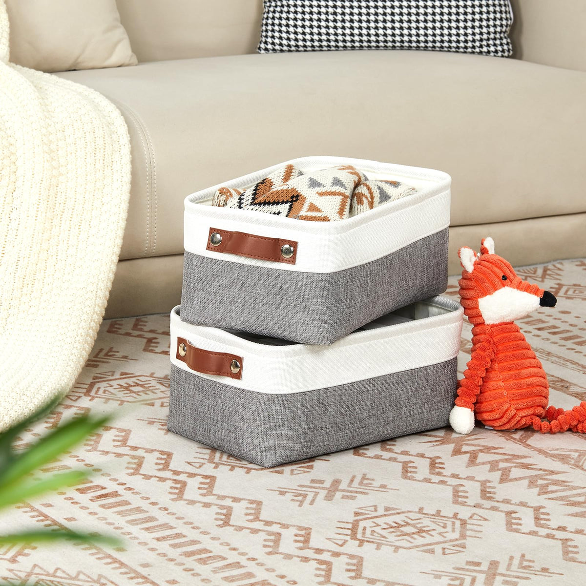 Storage Baskets for Shelves (2 Count)