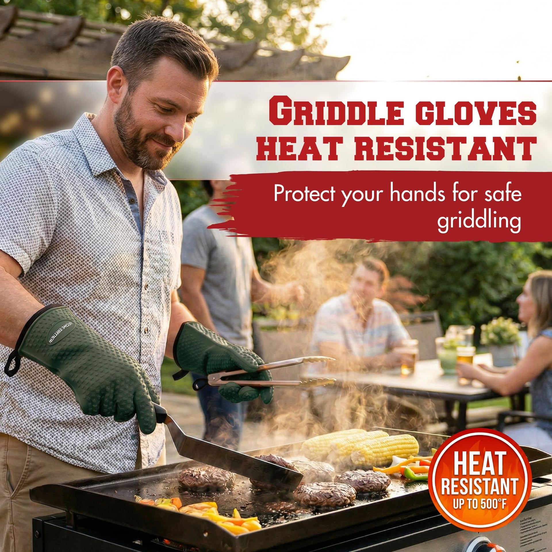 XL Silicone Griddle Gloves