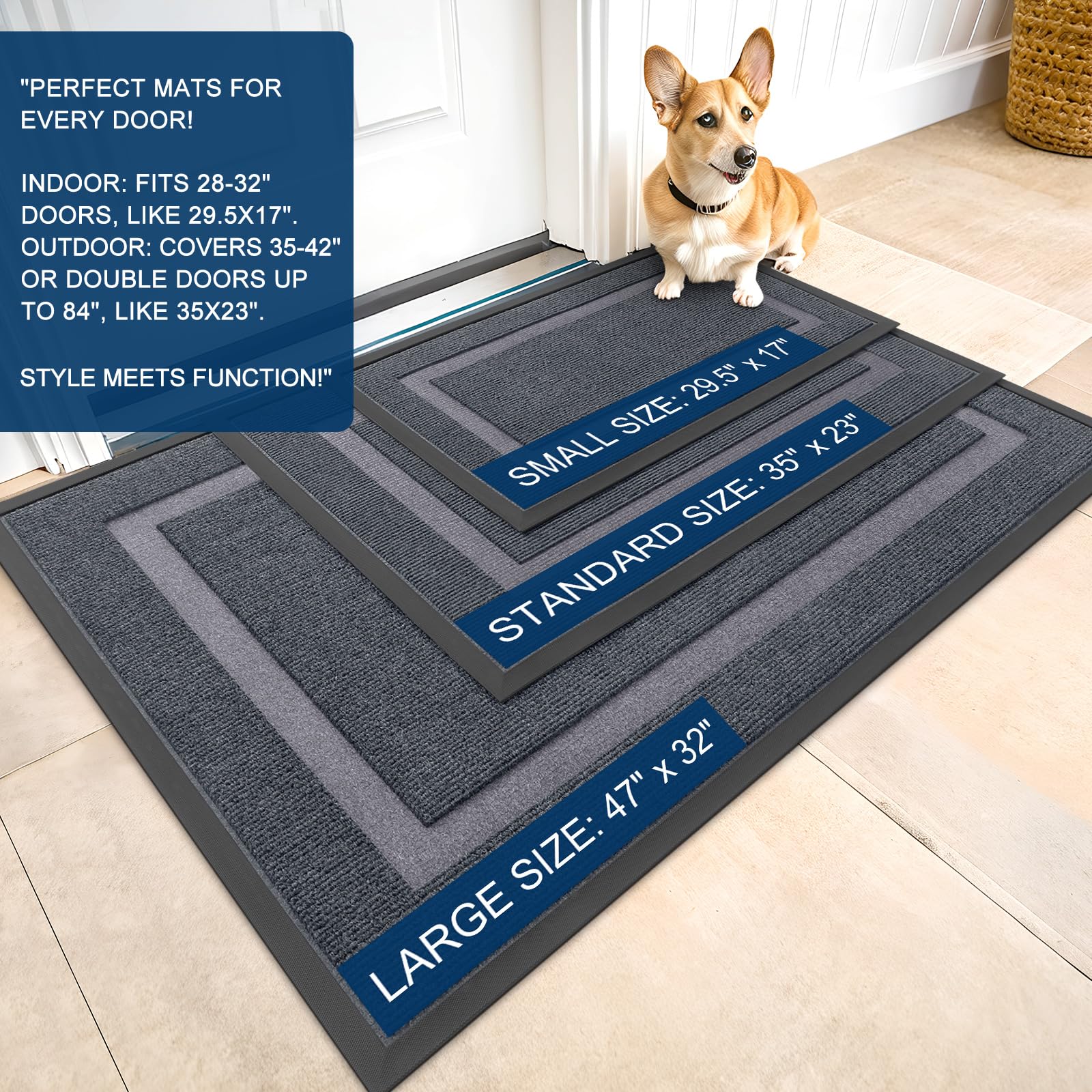 Front Door Mat Outside 33x21