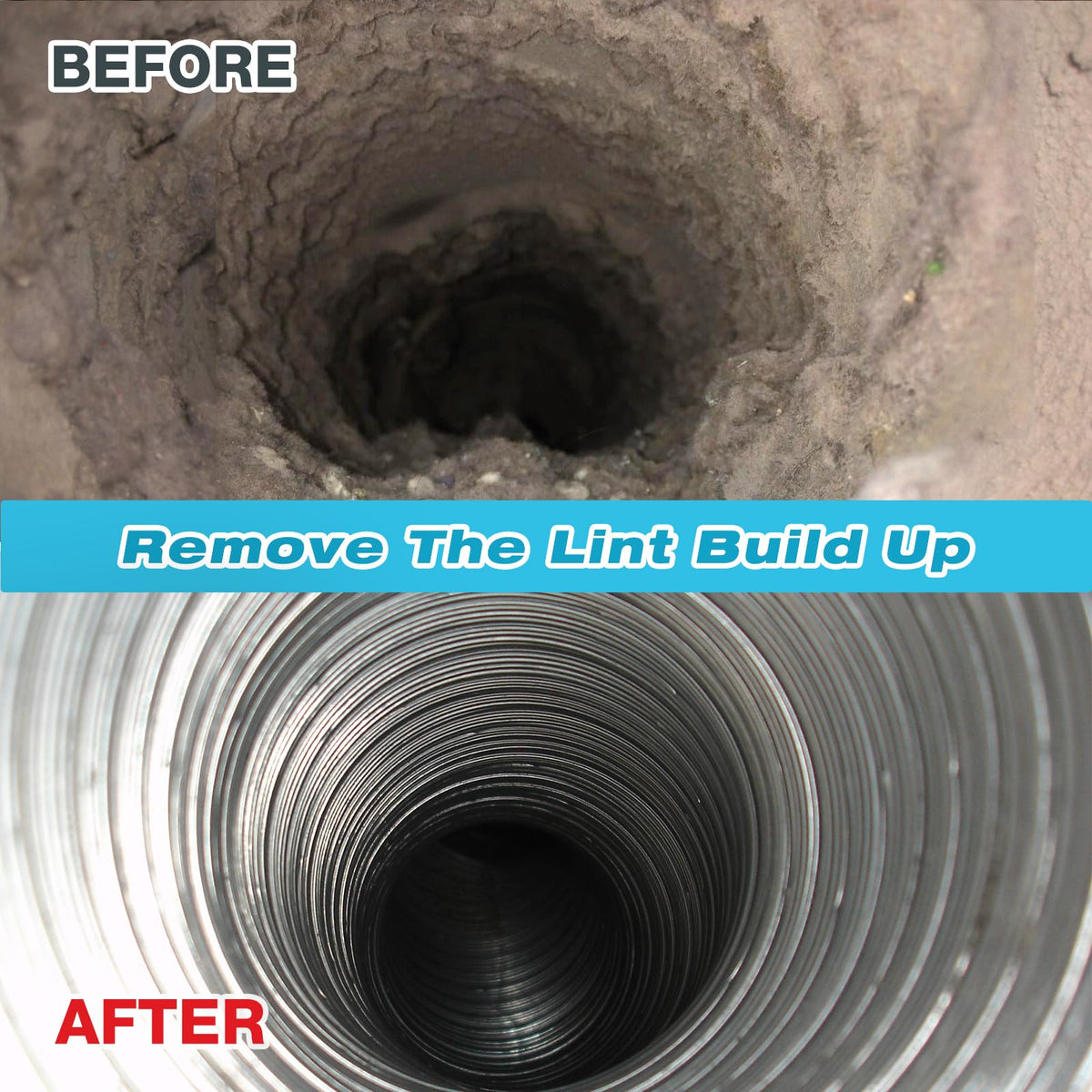 50Ft Dryer Vent Cleaner Kit
