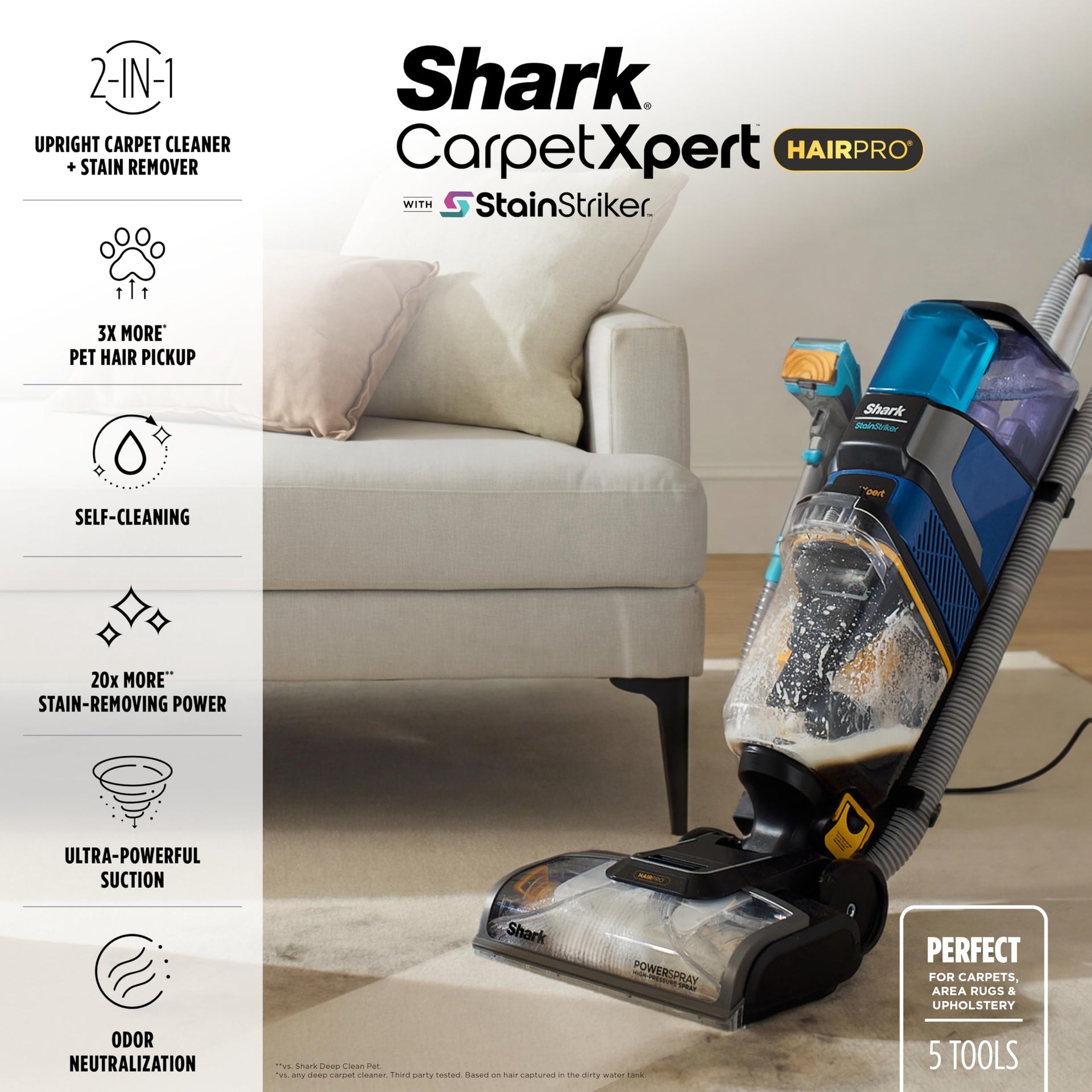 CarpetXpert HairPro StainStriker Carpet & Stain Cleaner
