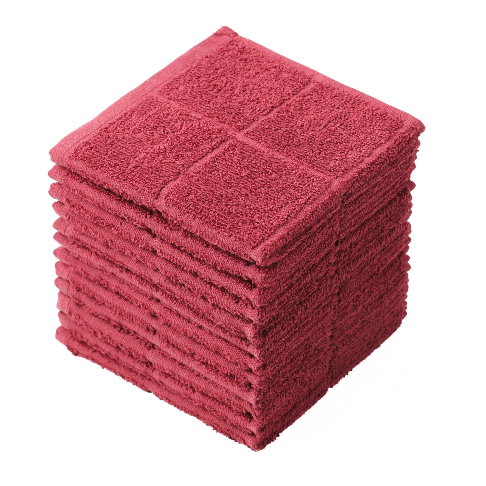 Dishcloths Kitchen Highly Absorbent Dish Rags 100% Cotton Dish Cloths for Washing Dishes (12 Count)