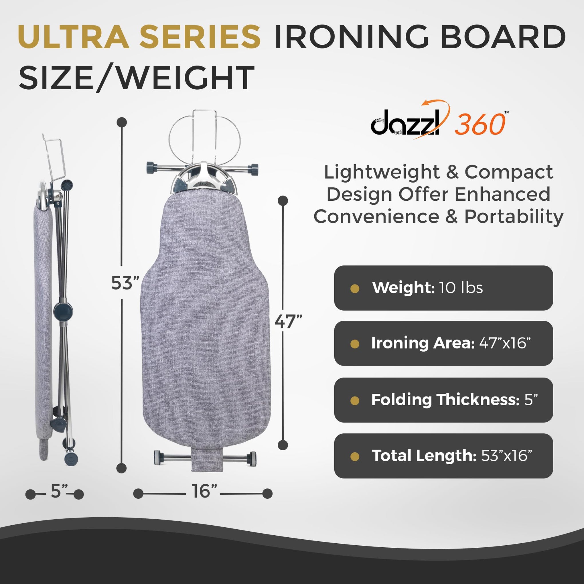 Dual Sided Iron Board