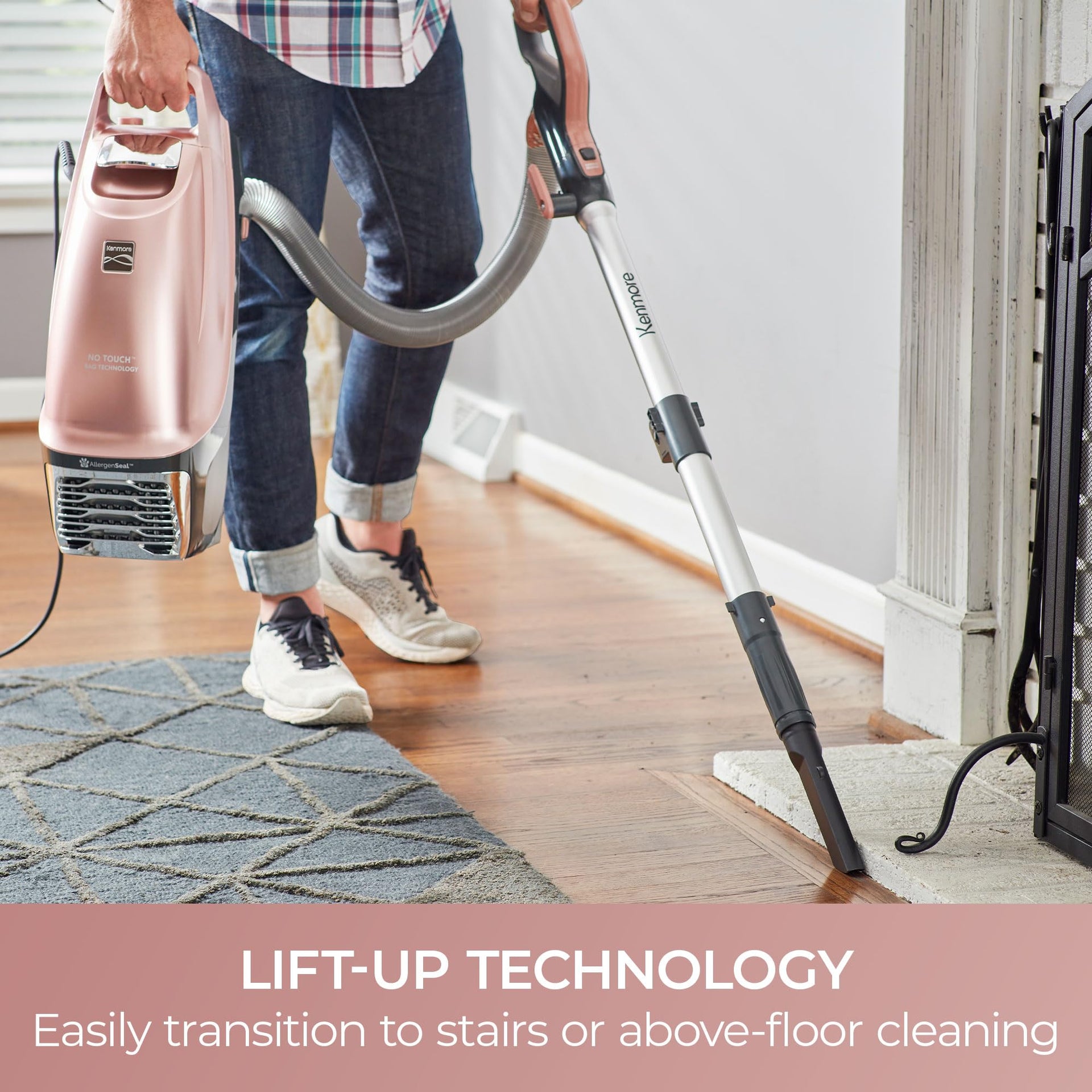 Intuition Bagged Upright Vacuum with Hair Eliminator Brushroll
