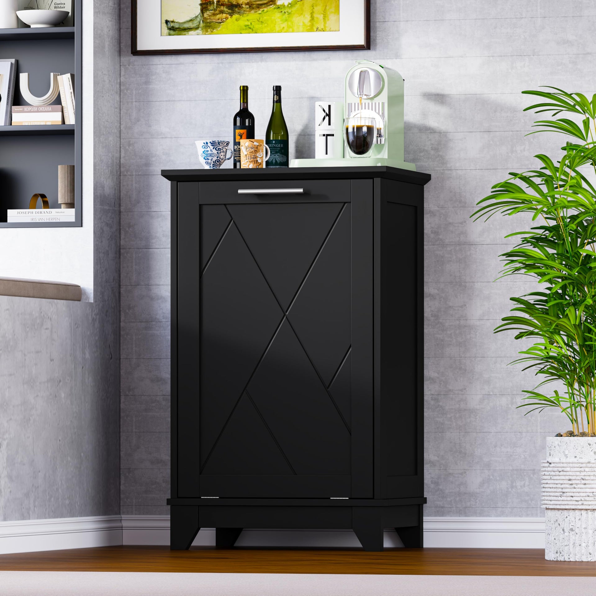 Tilt Out Trash Can Cabinet