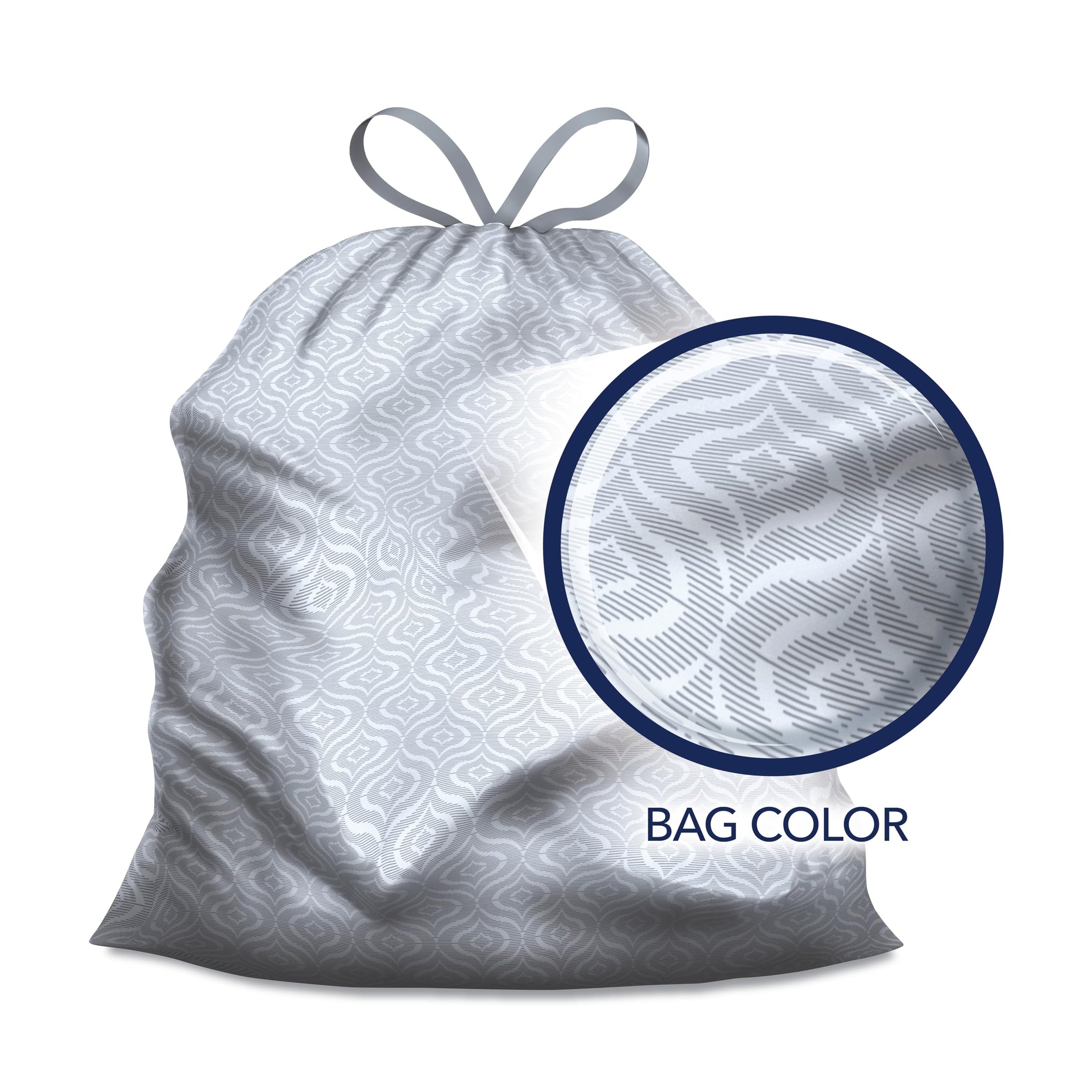 13 Gallon Kitchen Trash Bags Drawstring 20 Count Simply Clean