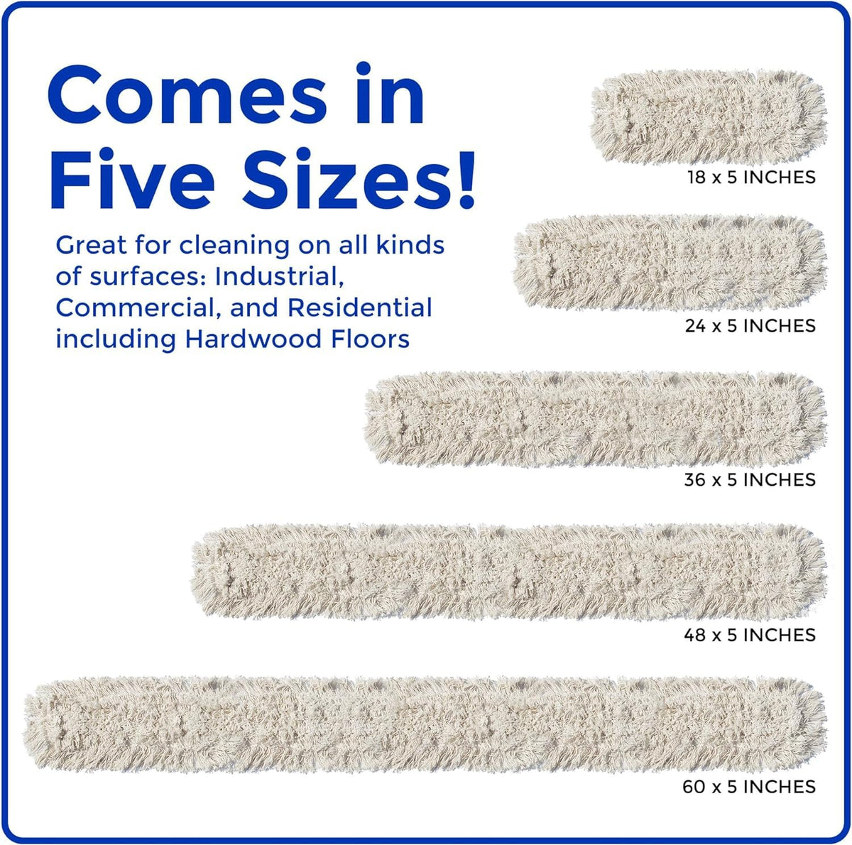 60" Premium Cotton Dust Mop Kit