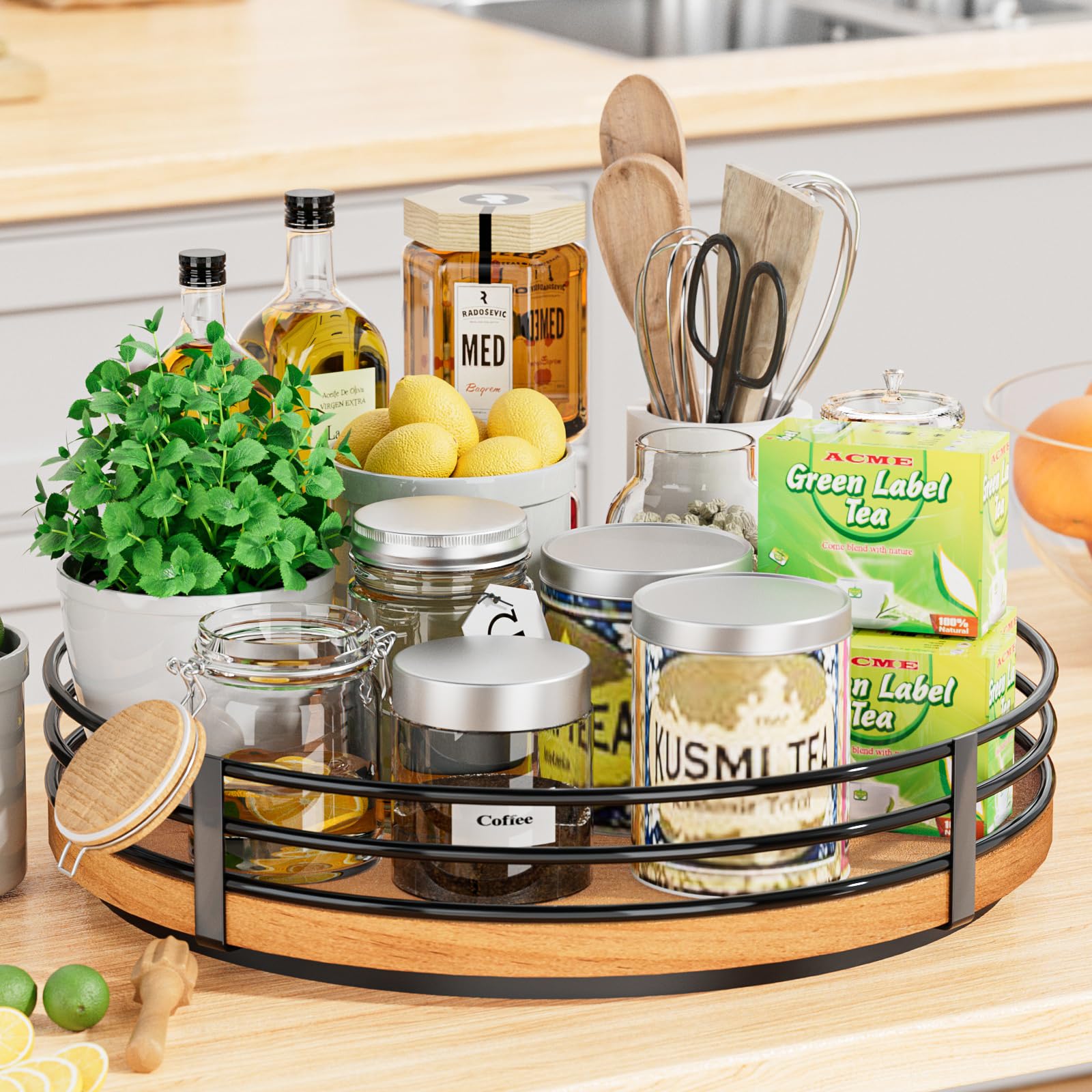 13" Lazy Susan Turntable Organizer