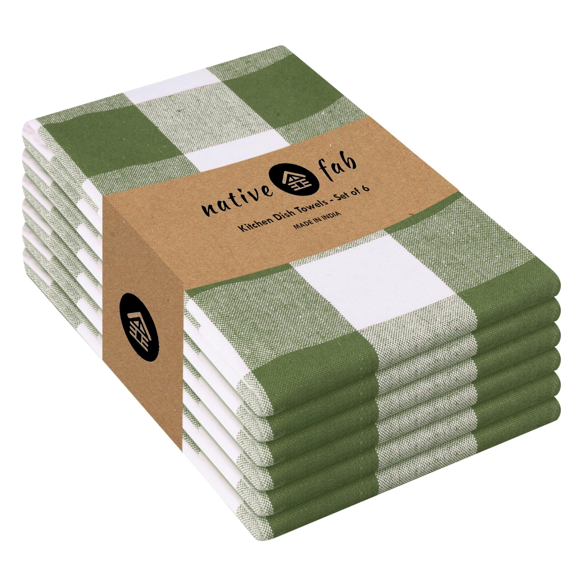 Buffalo Check Kitchen Dish Towels (6 Count)