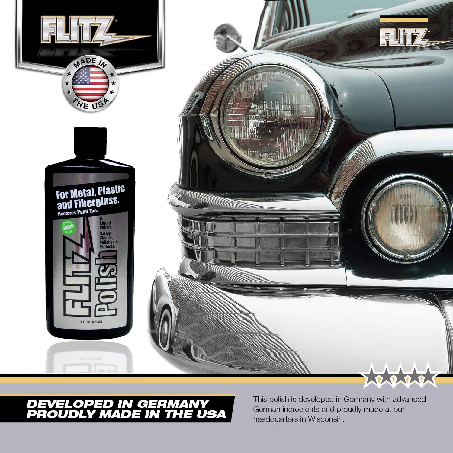 Multi Purpose Metal Polish Liquid (3.4 Fl Oz)