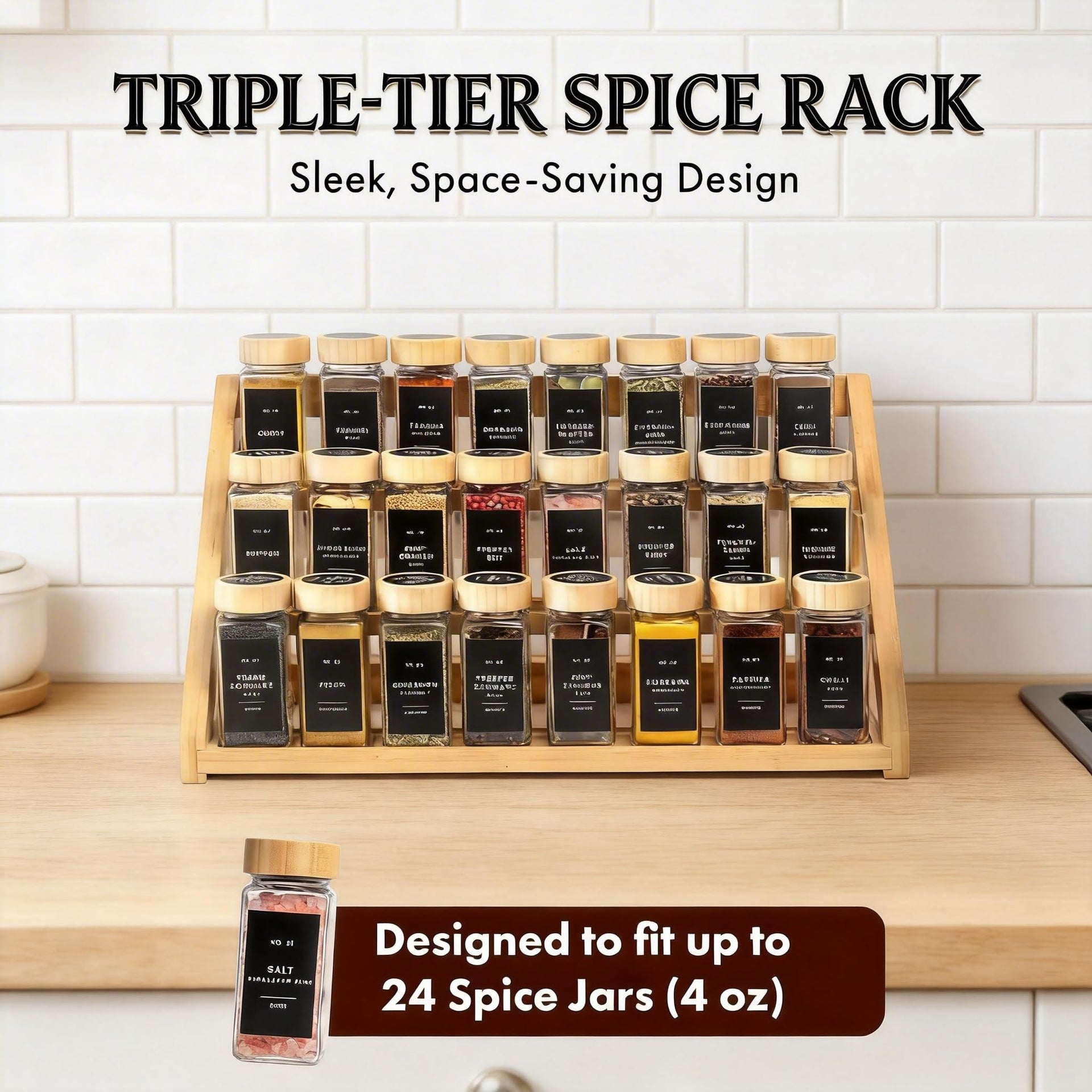 Spice Rack Spice Organizer (100 Count)