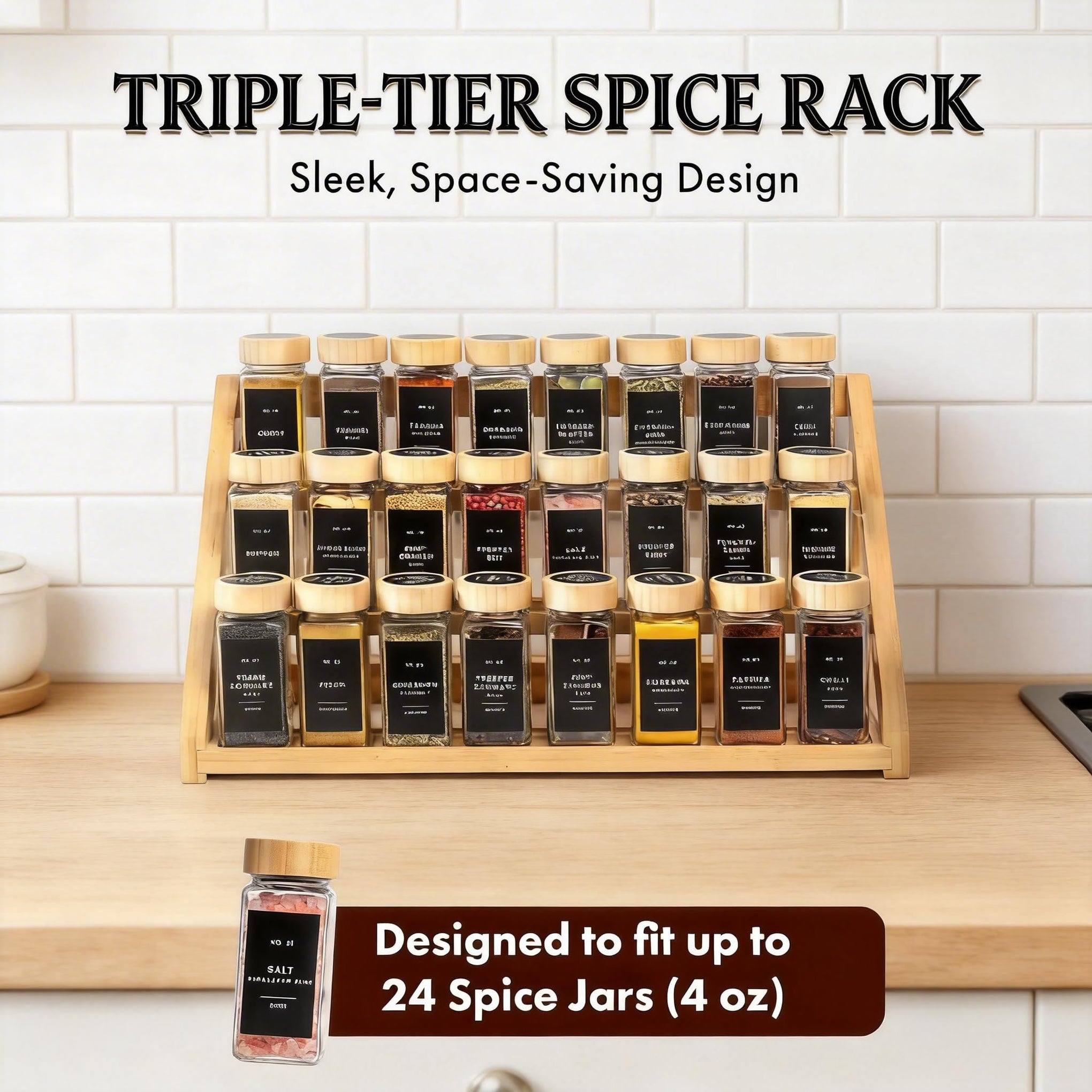 Spice Rack Spice Organizer (100 Count)