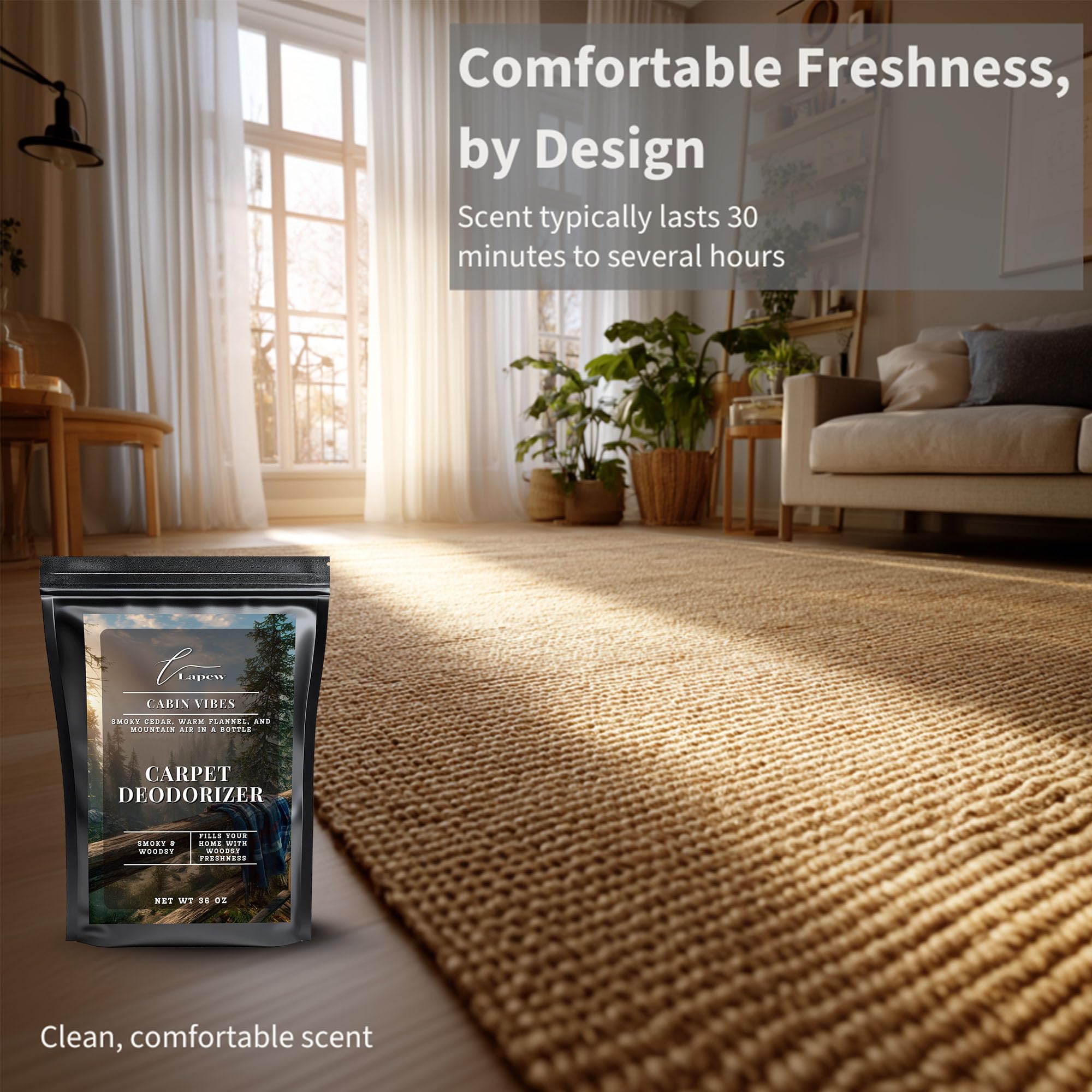Cabin Vibes Carpet Deodorizer Powder (36 Ounce)