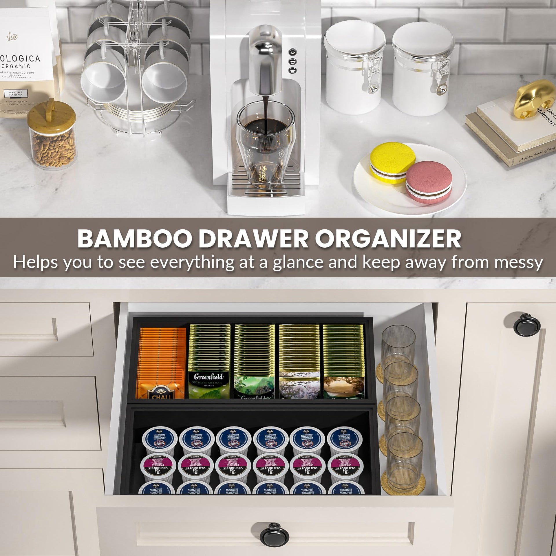 Kitchen Drawer Organizer Bins (2 Count)