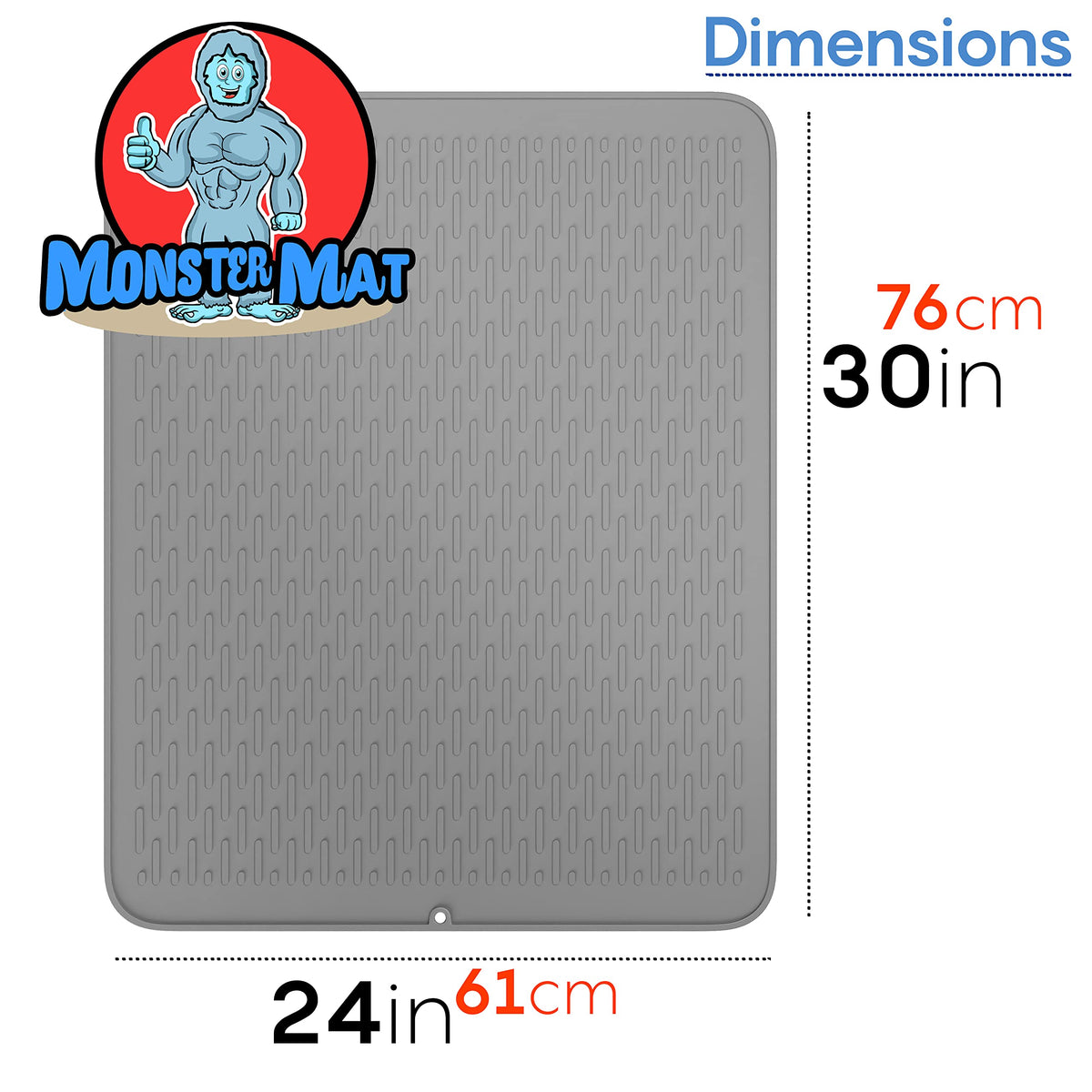 Monster Mat Extra Large Silicone Dish Drying Mat