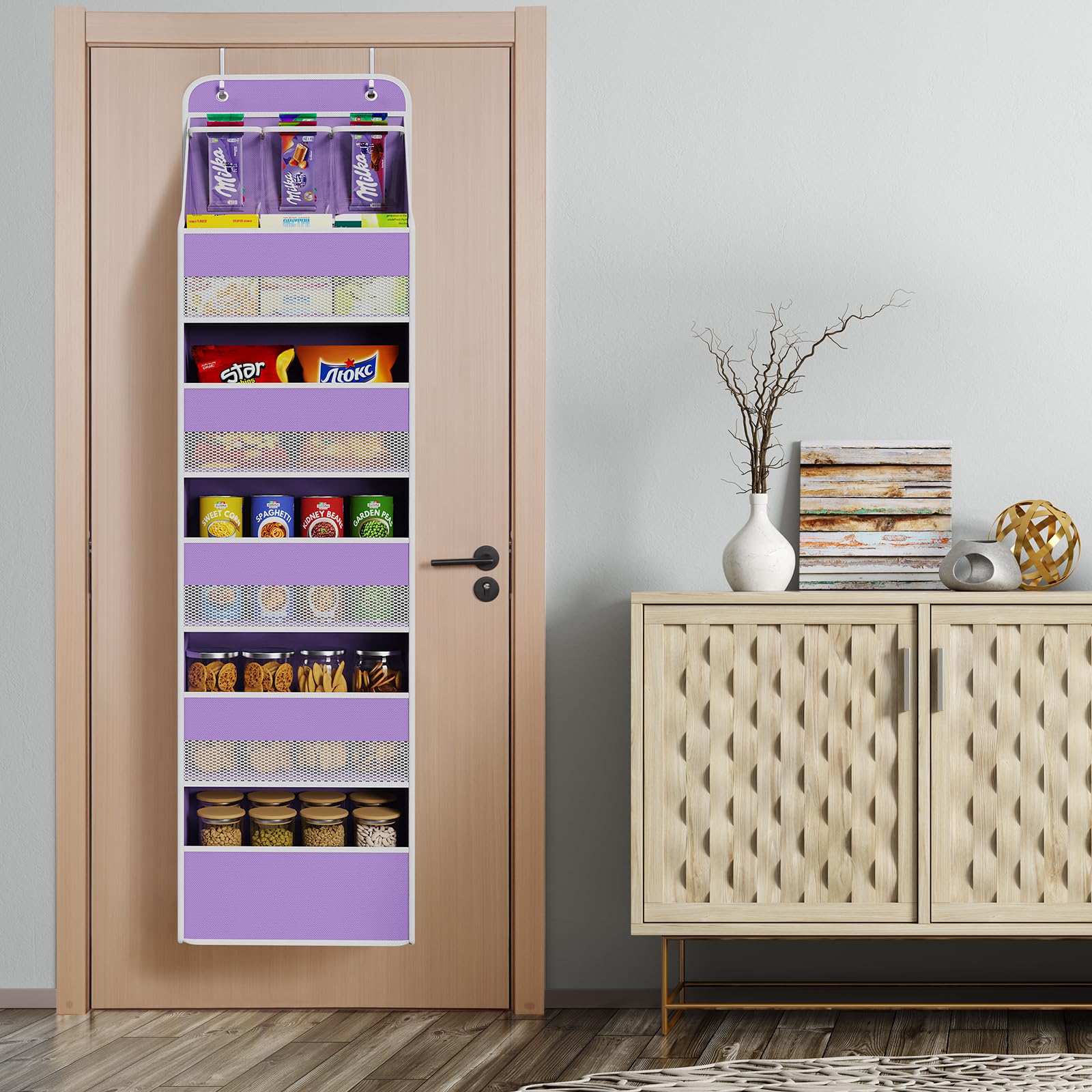 Fabric Over the Door Organizer for Baby Nursery