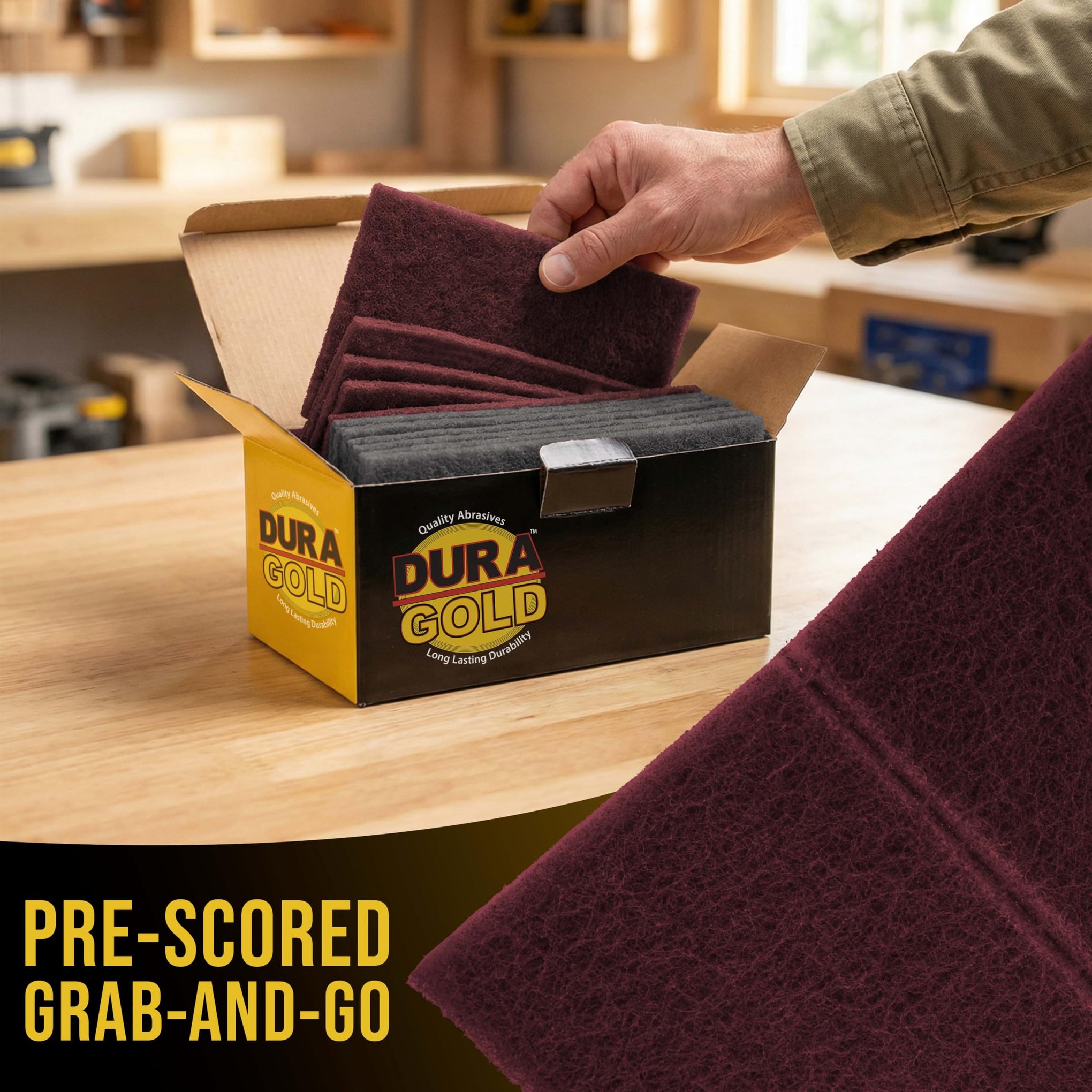 Premium 6" x 9" Scuff Pads (10 Count)