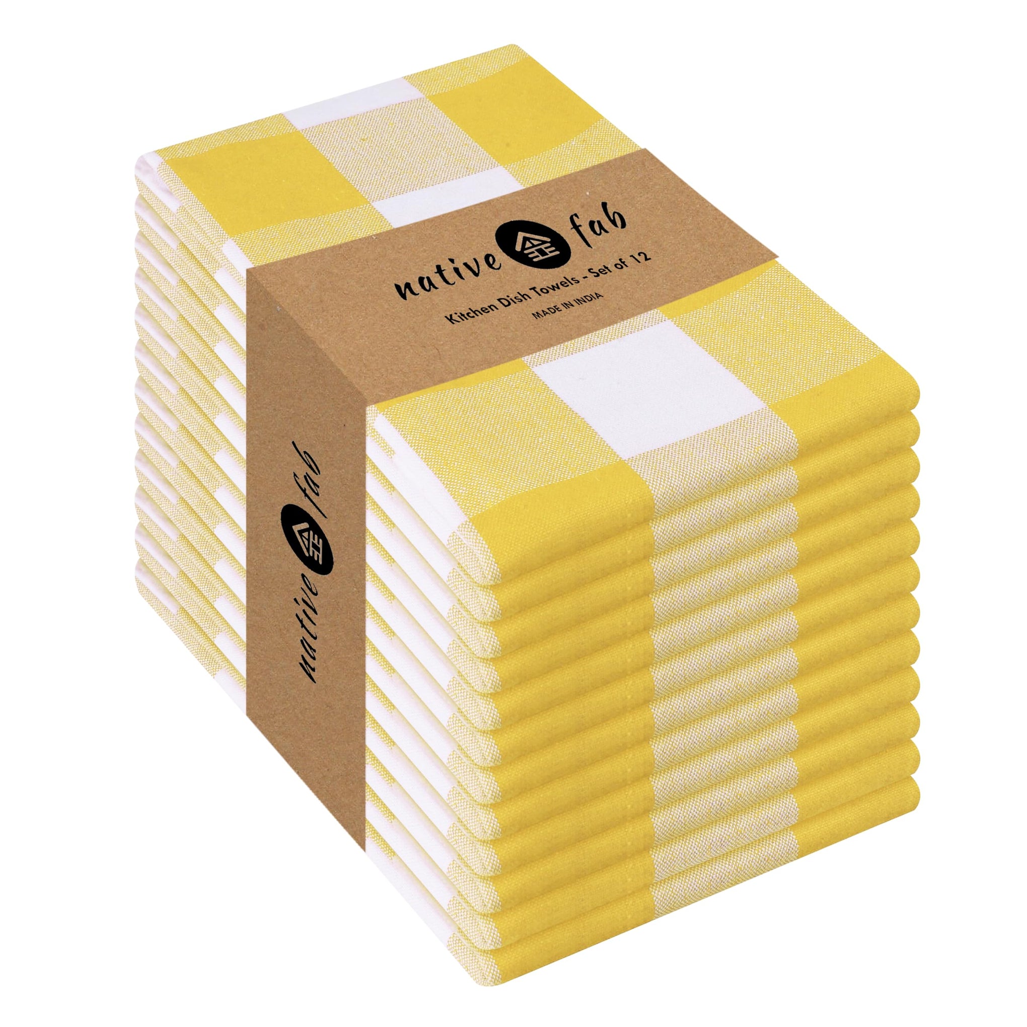 Yellow Buffalo Dish Towel 16"x26" (12 Count)